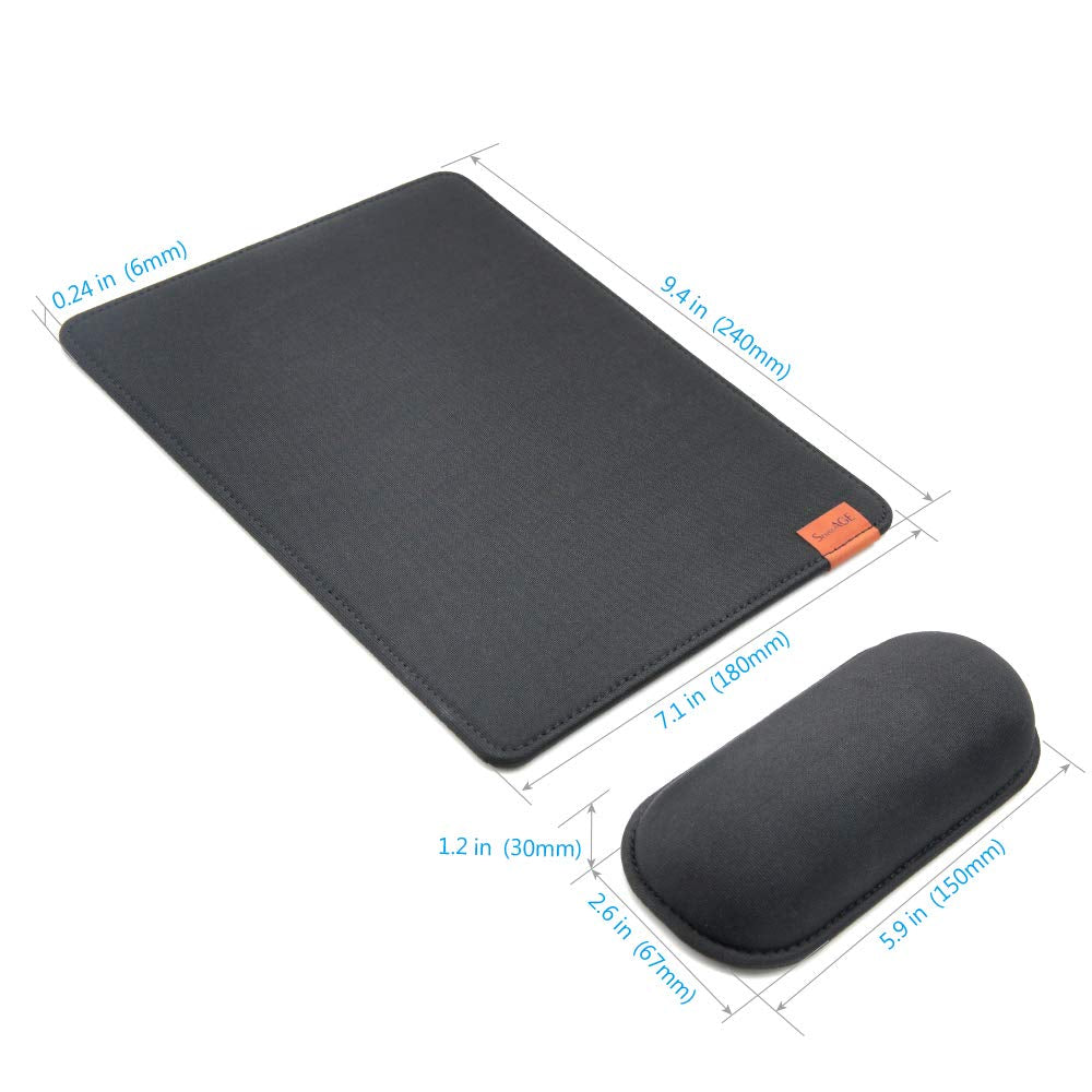SenseAGE Ergonomic Detachable Mouse Pad with Wrist Rest Support, Adjustable Placement for Pain