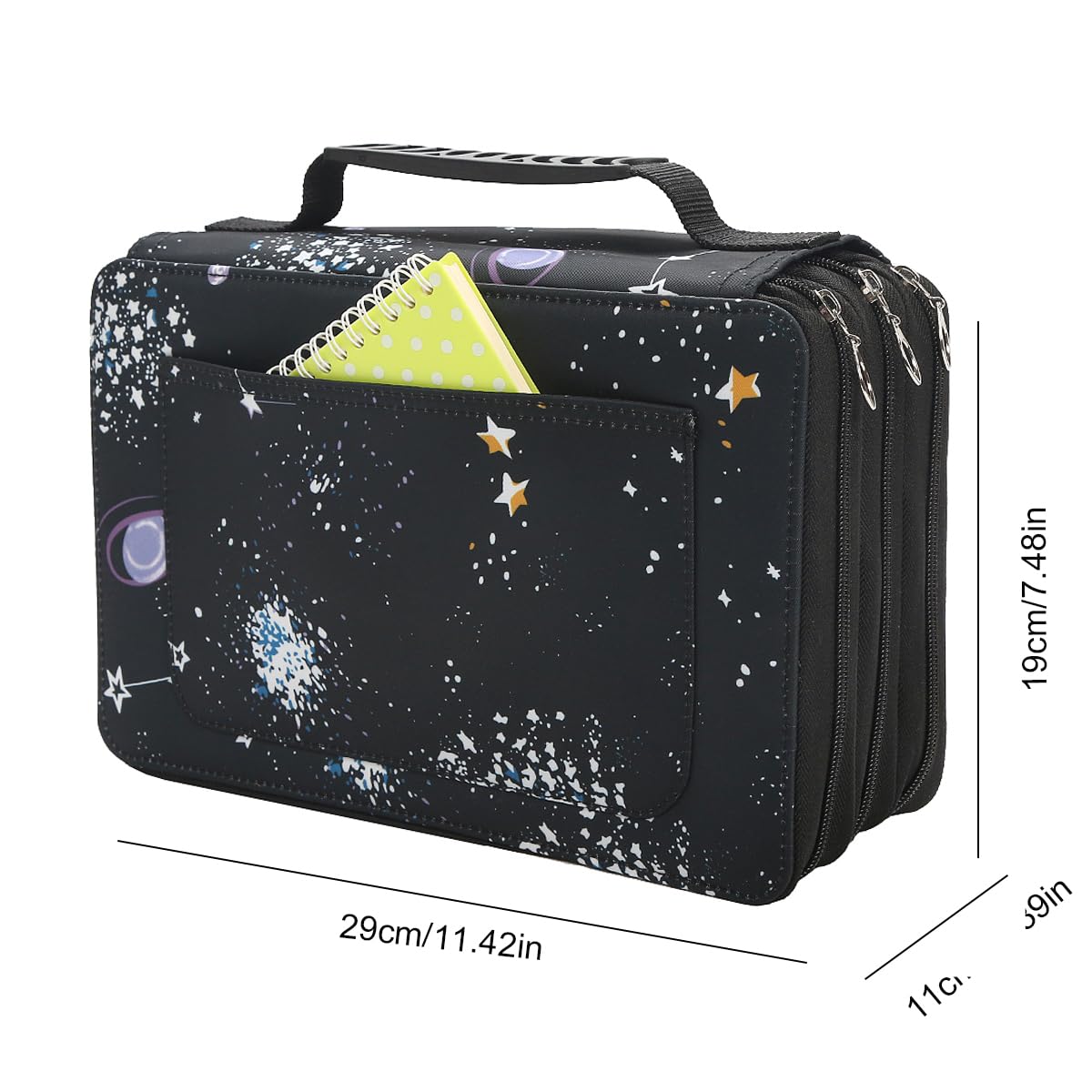 Lbxgap 102 Slots Marker Pen Organizer Case w/Handle
