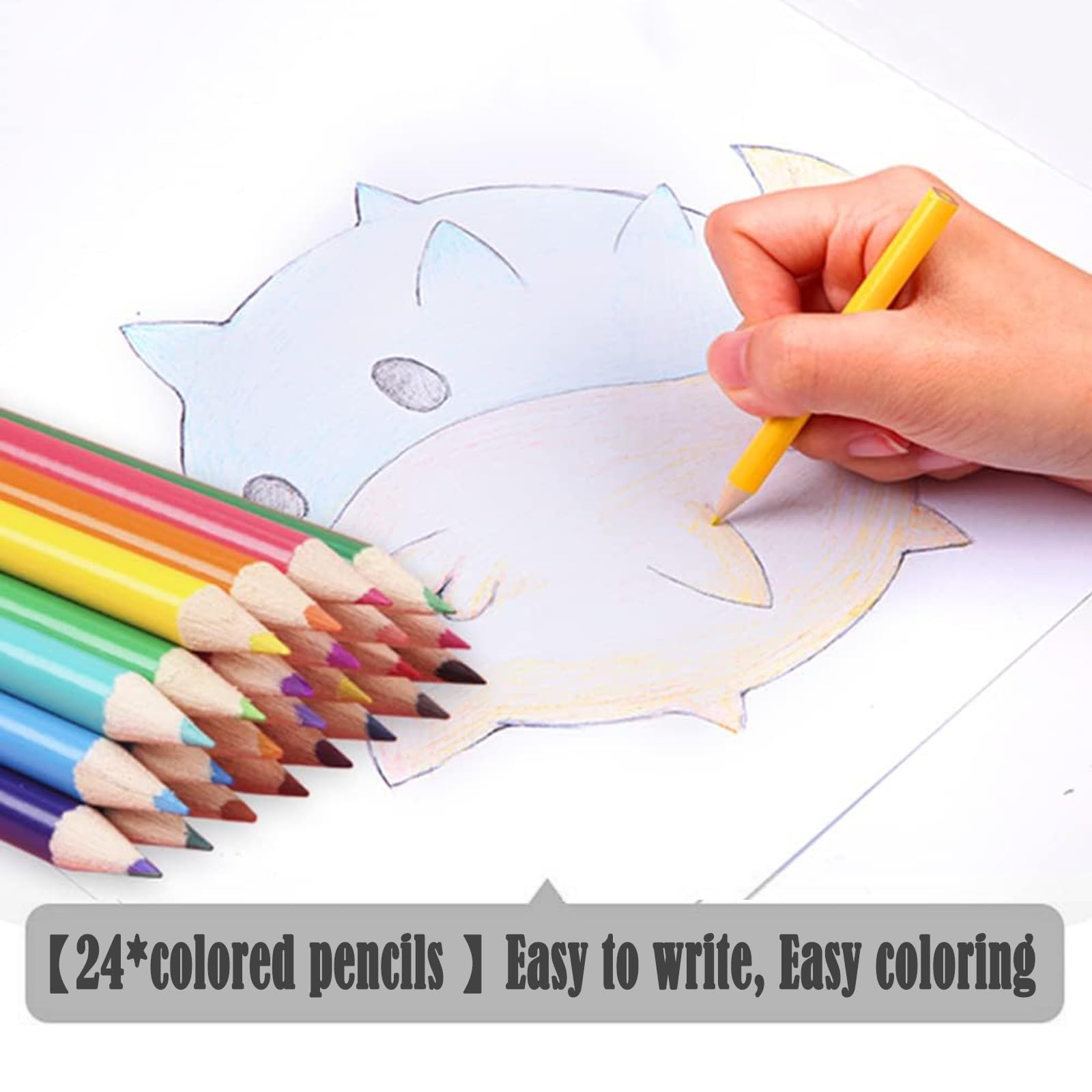 DLUCKY 208 PCS Art Supplies Drawing Art Kit Adults for Kids Art Set,Black