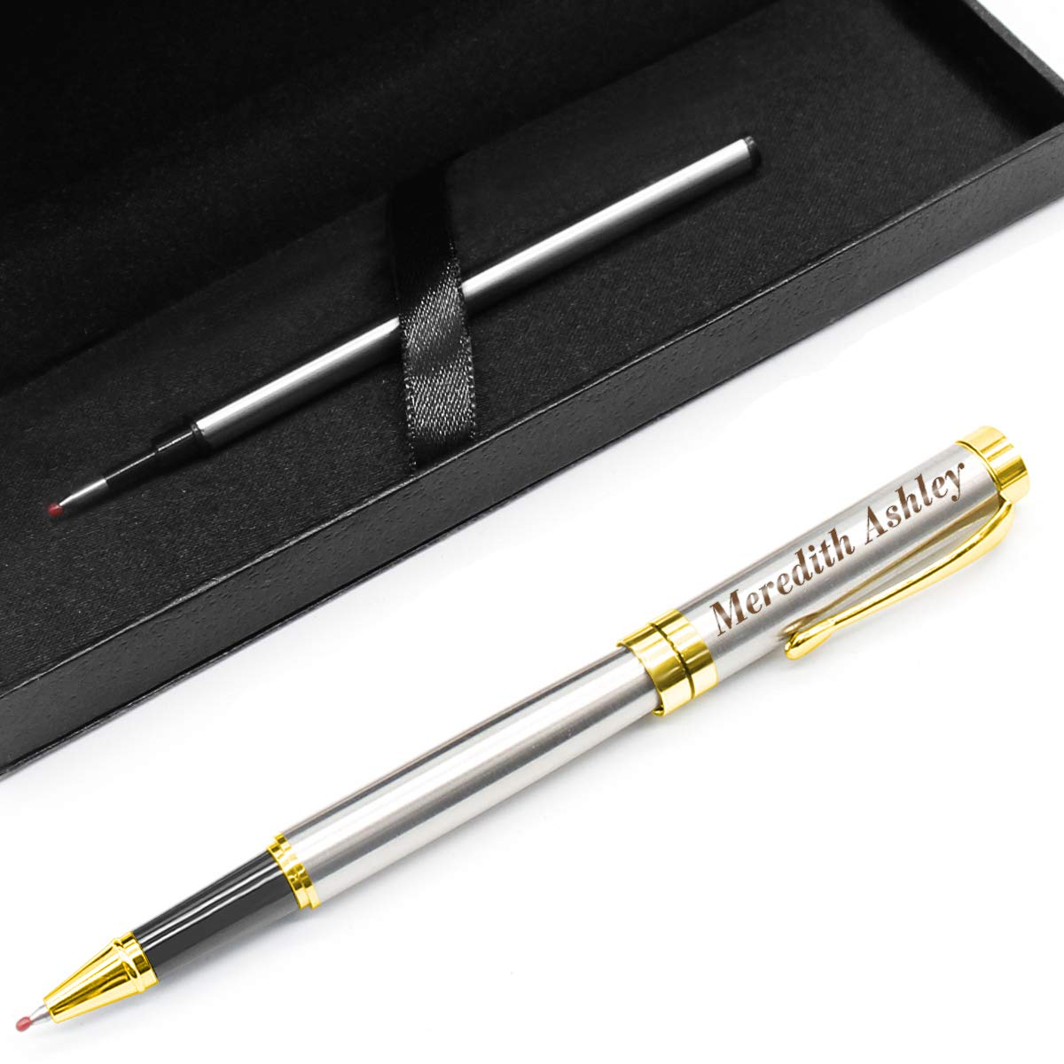 Aolun Personalized Pens,Custom Engraved Pen with Your Name Or Message,Refillable Medium