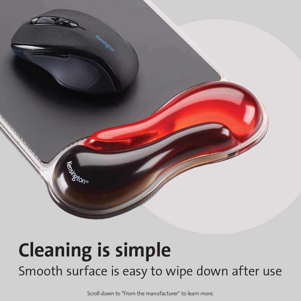 Kensington Duo Gel Mouse & Keyboard Wrist Rest Bundle Set, Ergonomic Keyboard and Mouse Pad With