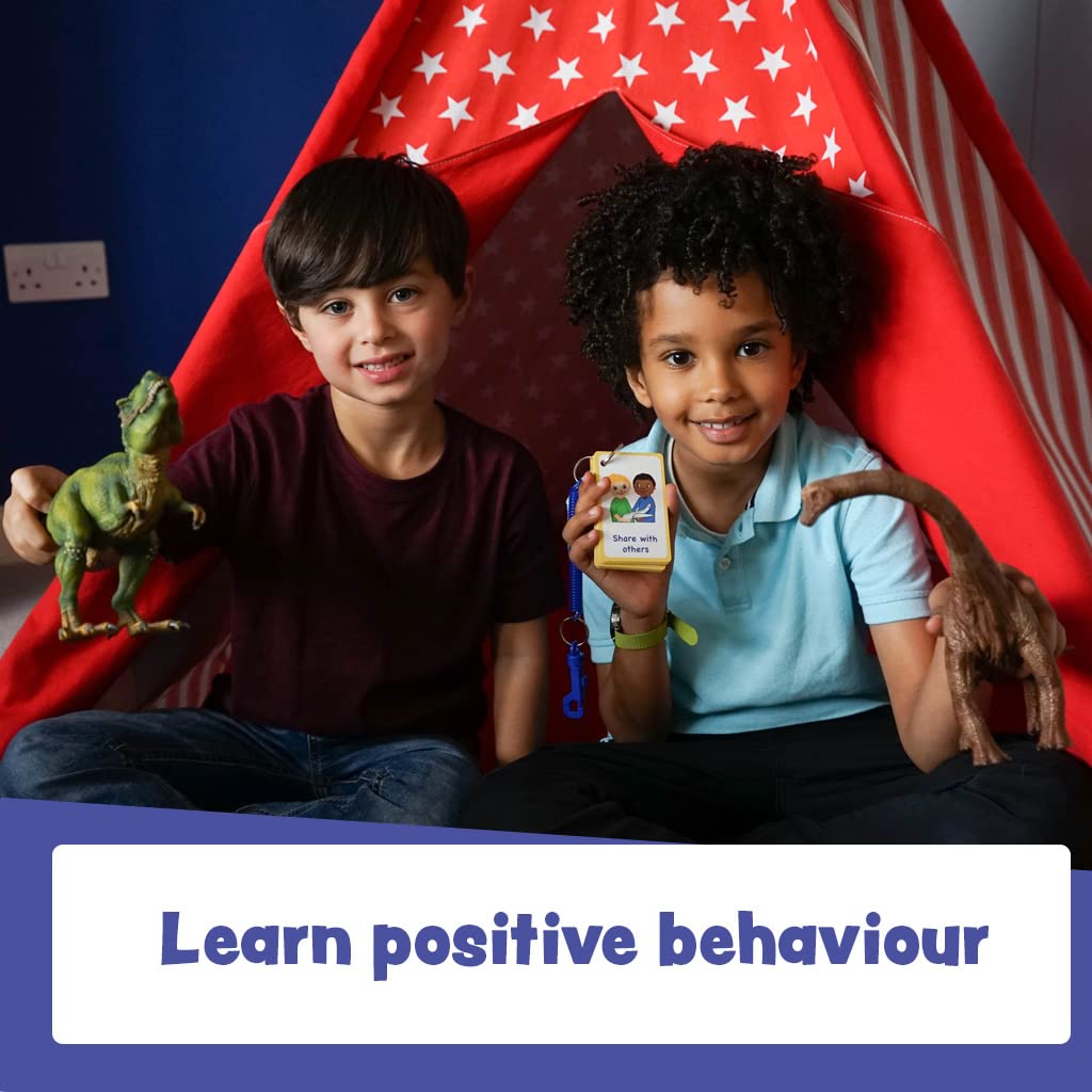 My Behaviour Cards 27 Flash Cards for Visual aid Special Ed, Speech Delay Non Verbal Children and