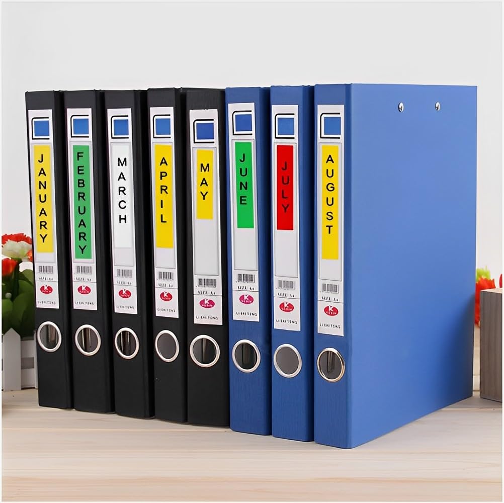 Anycolor 6 Pack Compatible with Brother P Touch 12mm 0.47 Inch Laminated