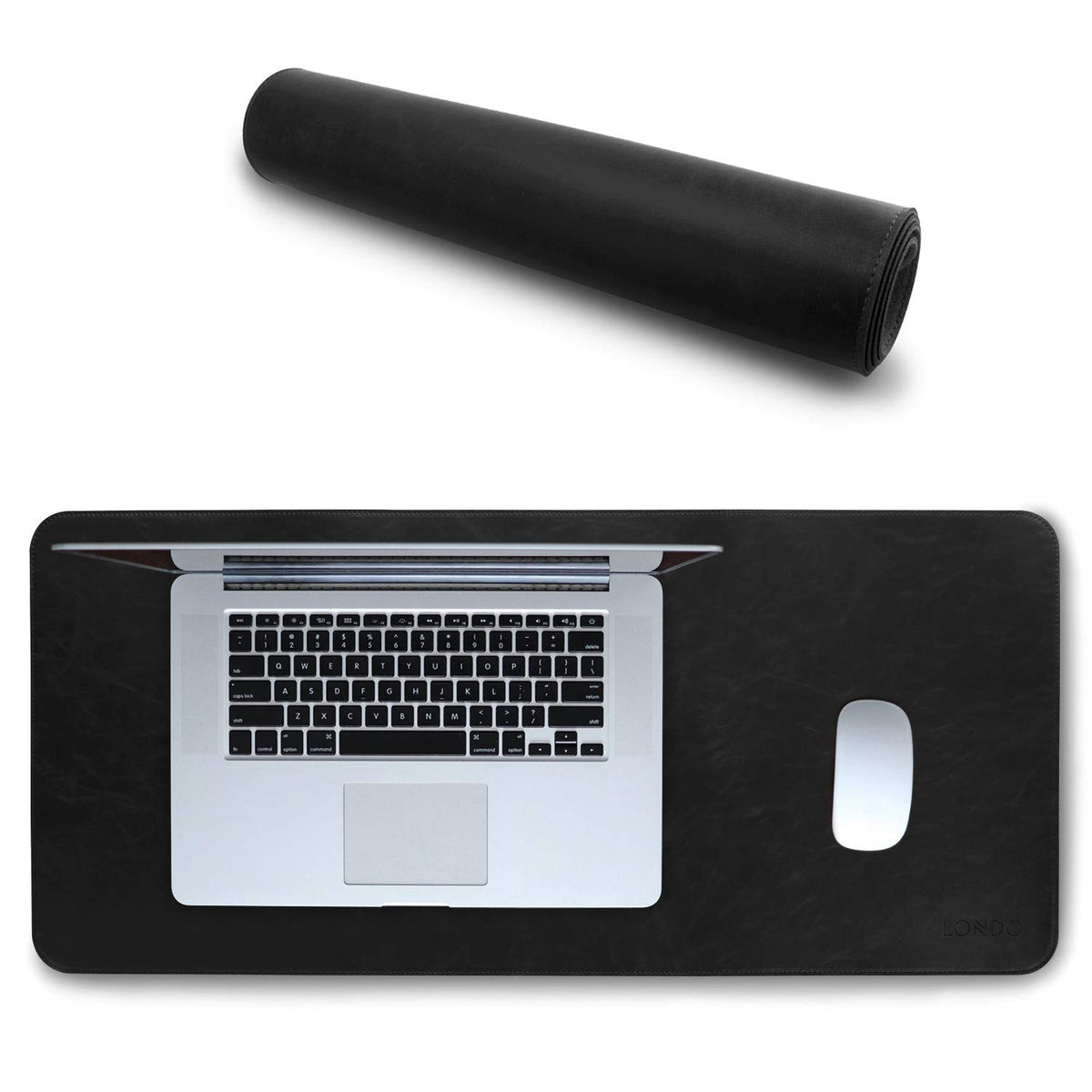 Londo Leather Extended Mouse Pad – Large Desk Mat for Office & Gaming, Smooth Writing Surface