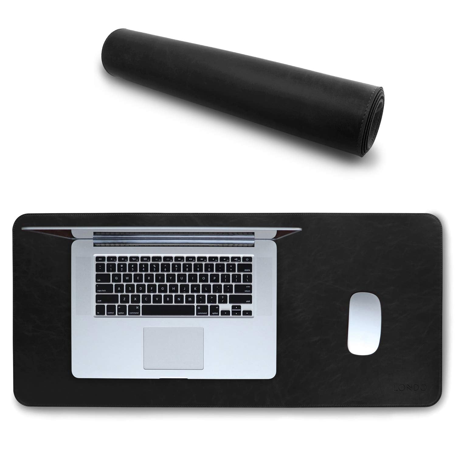 Londo Leather Extended Mouse Pad – Large Desk Mat for Office & Gaming, Smooth Writing Surface