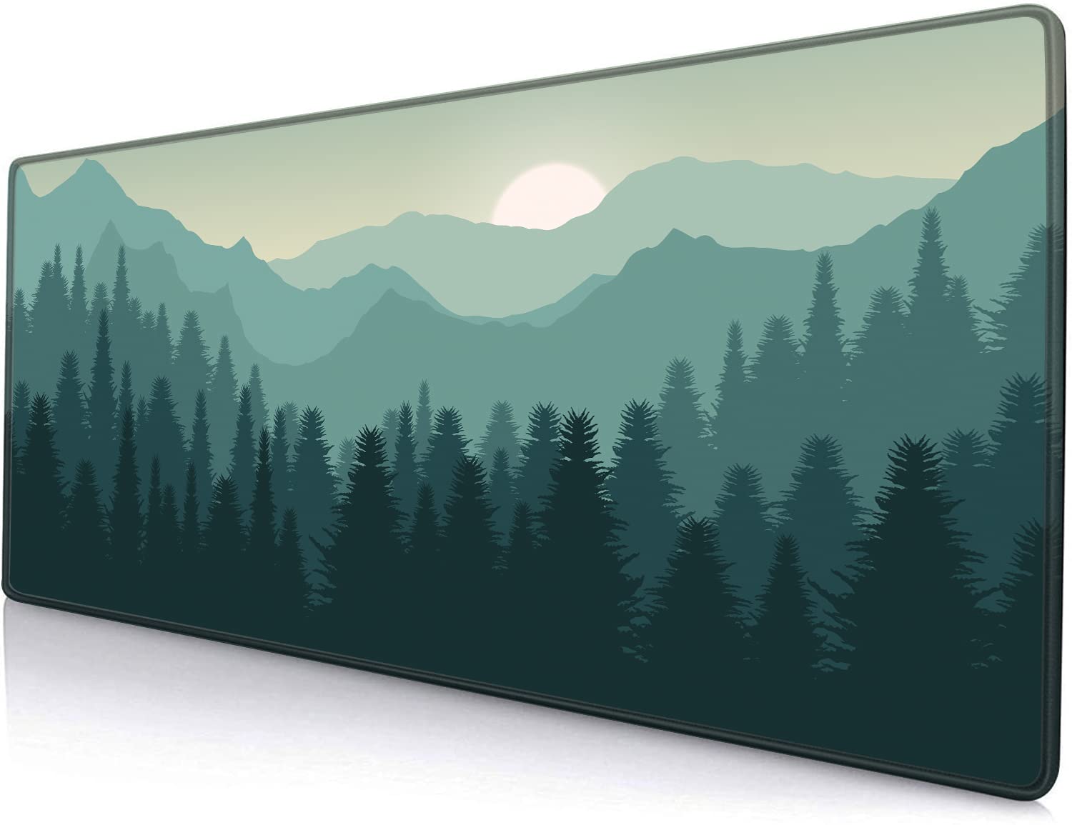 SANWUMIAN Mouse Pad Gaming, Large Mouse Pads for Desk, Keyboard Mouse Mat Desk Pad, Non-Slip Rubber
