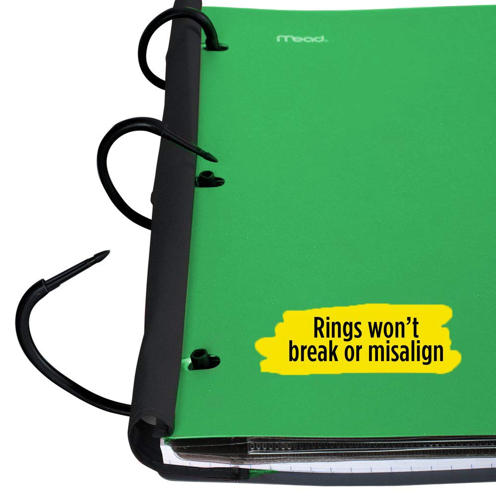Five Star Flex Hybrid NoteBinder, 1 Inch Binder with Tabs, Notebook and 3 Ring Binder All-in-One
