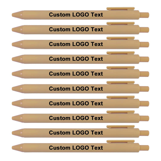 HEYZARDA Personalized Pens with Name Bulk 100-1000 Pcs, Khaki