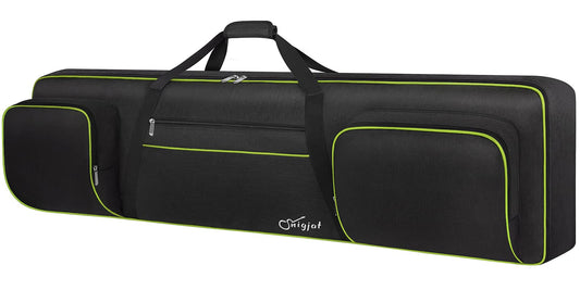 SNIGJAT 88 Key Keyboard Case Soft with Padded Shoulder Straps, Green