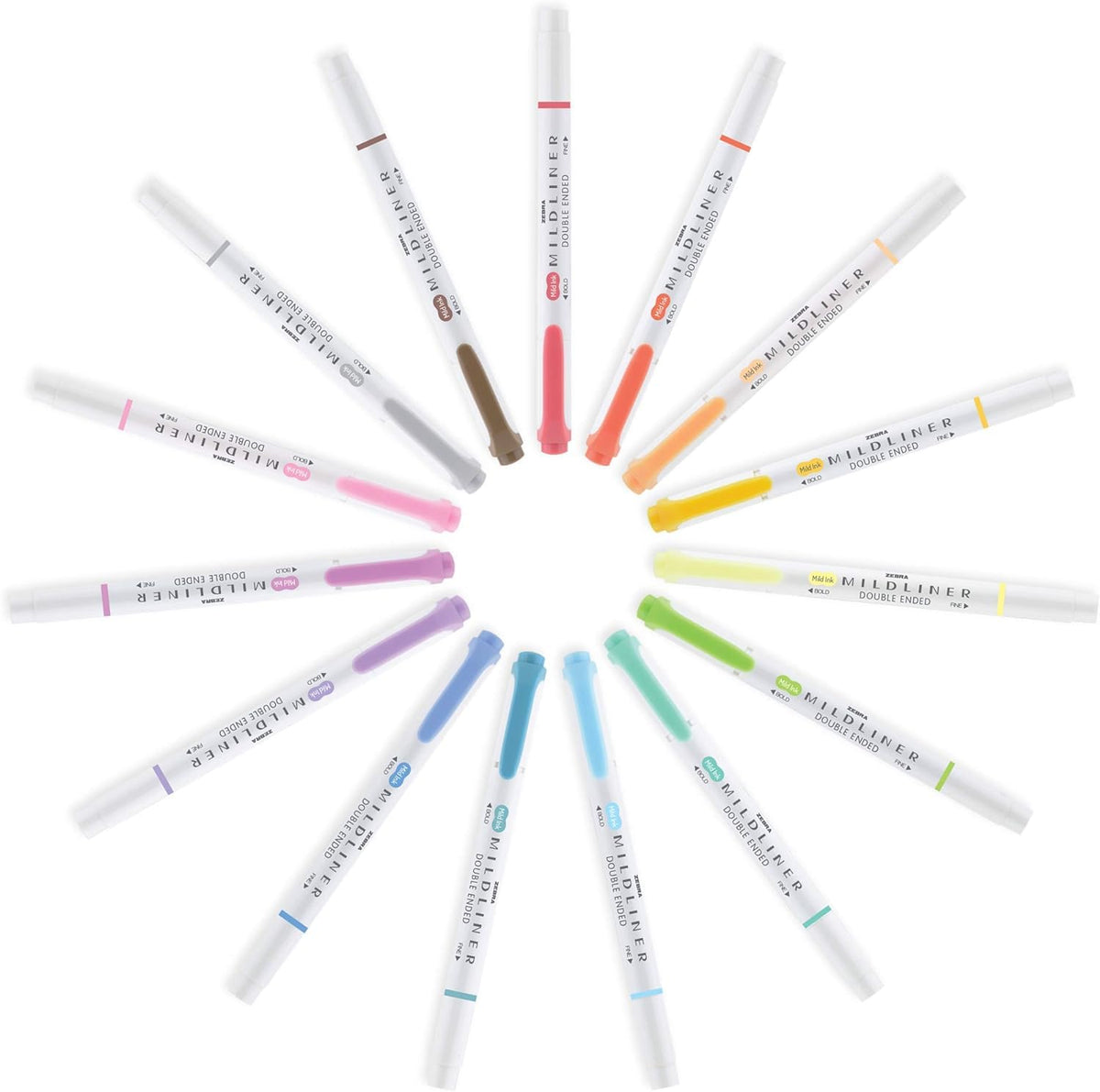Zebra Pen MILDLINER No Bleed Highlighter, Gold Color, Dual Tip, 12-Pack