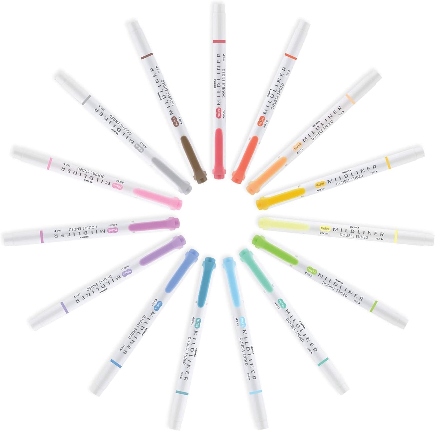 Zebra Pen MILDLINER No Bleed Highlighter, Yellow Color, Dual Tip, 12-Pack