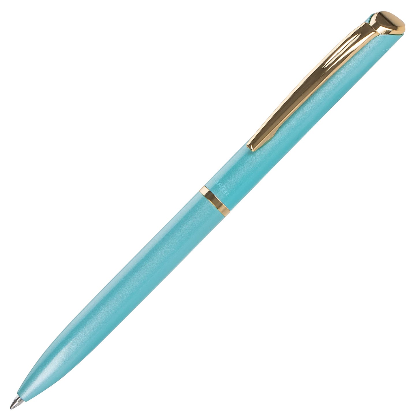 Pentel EnerGel Style Gel Pen with Gift Box, Pastel Green Barrel, Black Ink, (0.7mm) Medium Line