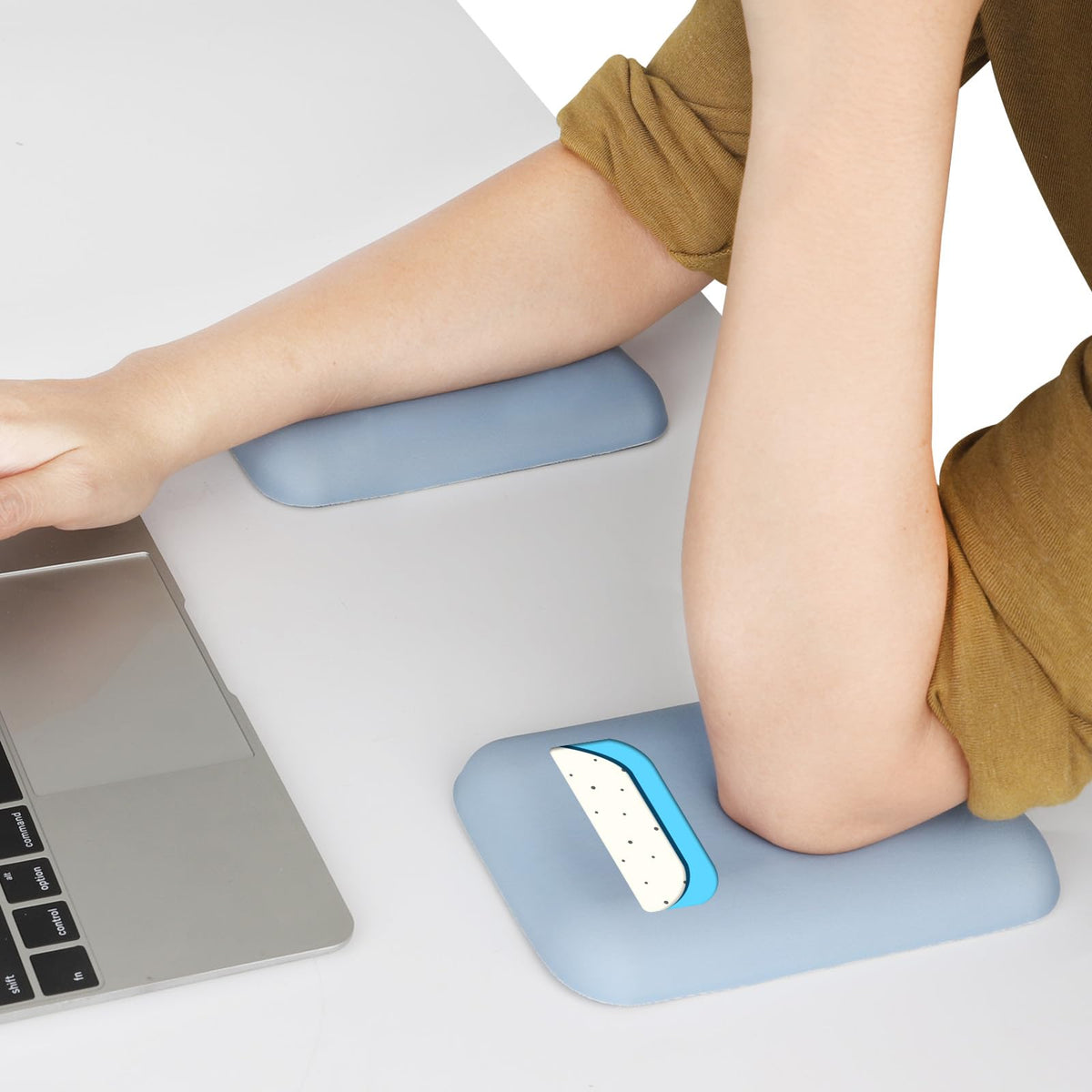 Leolee Elbow Rest Pads for Desk, Gel Ergonomic Wrist Rest Arm Rest Pads