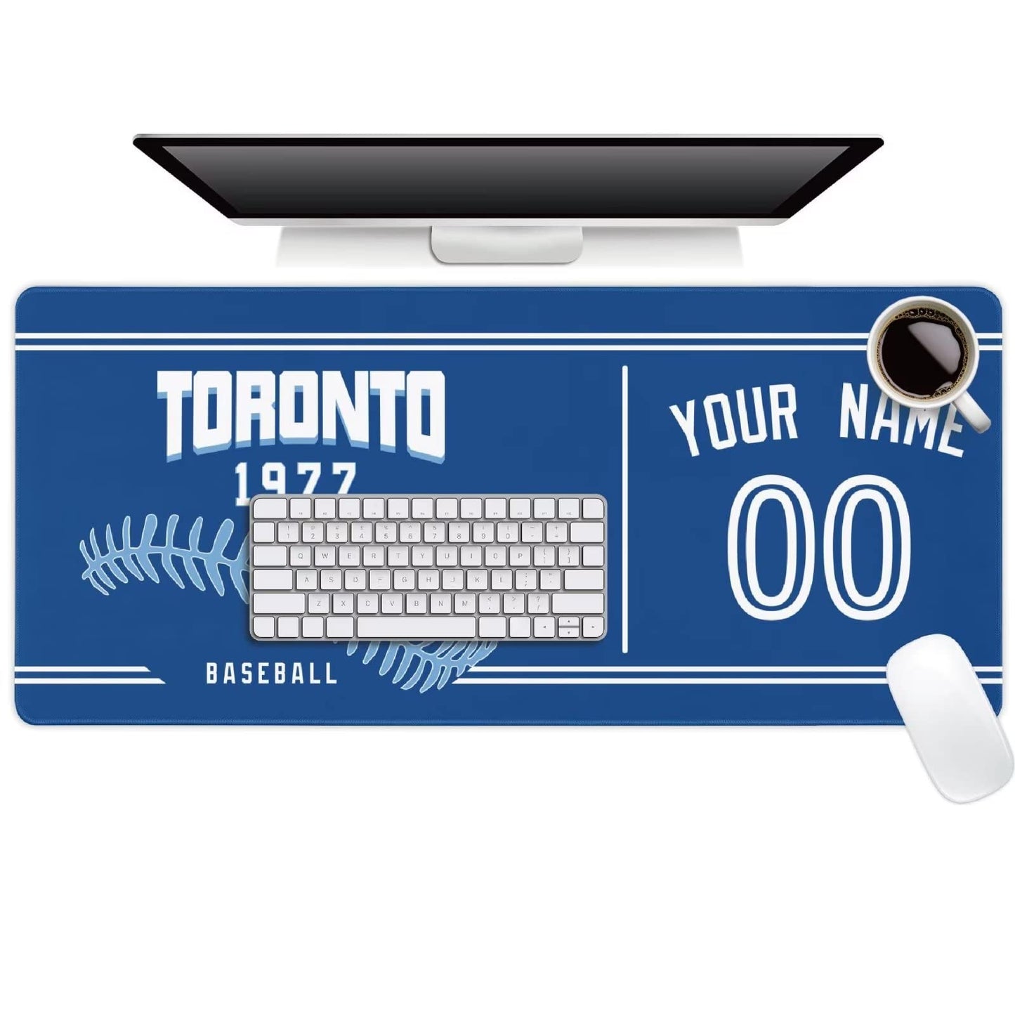 Toronto Mouse Pad Custom Any Name and Number Personalized Desk Pad for Men Women Youth Gifts