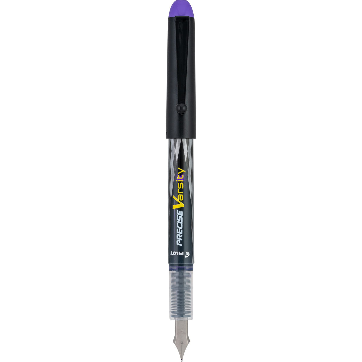 PILOT Precise Varsity Pre-Filled Fountain Pens, 1.0mm, Purple Ink, 12-Pack