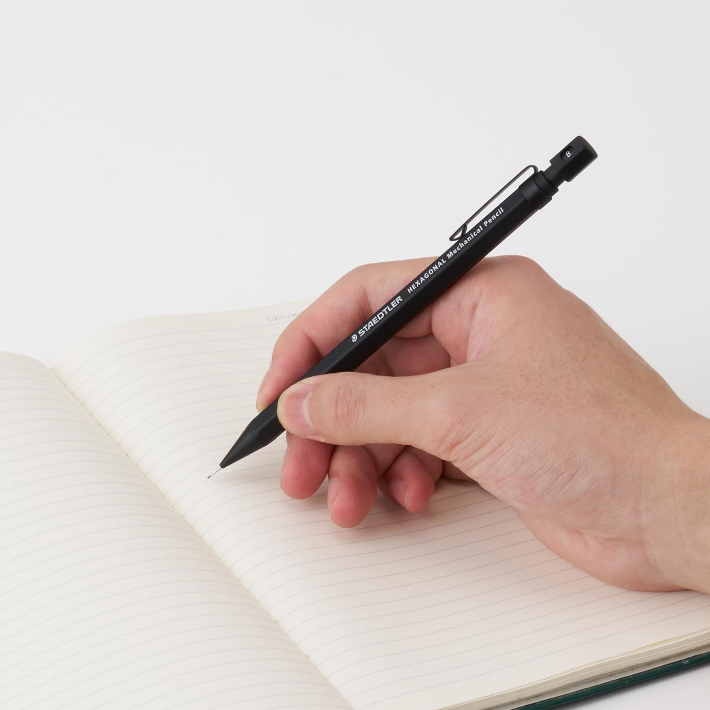 STAEDTLER 925 77-05B Hexagonal Mechanical Pencil, 0.02 inch (0.5 mm), Clean Black