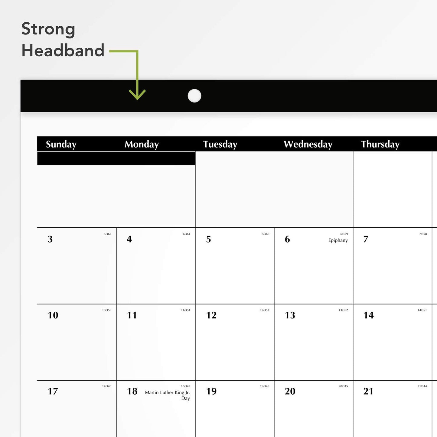 2021 Desk Calendar, AT-A-GLANCE Desk Pad Calendar, 17-3/4" x 11", Compact (SK140021)