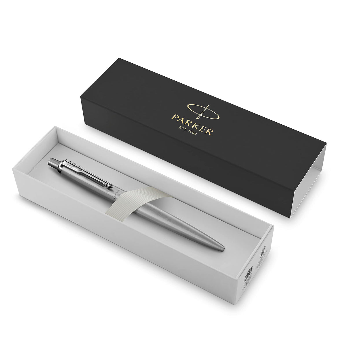 Parker Jotter XL Monochrome Collection, Stainless Steel, Medium Point, Ballpoint Pen with Blue Ink