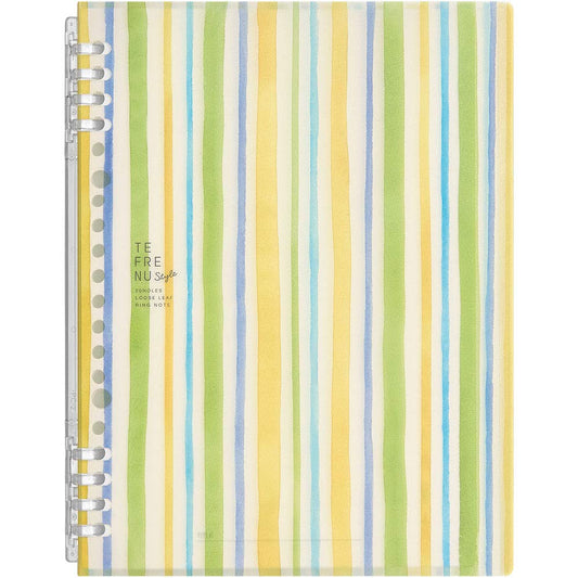 King Jim 9854TES-L106 Tefline Style A5 Stripe Ring Notebook