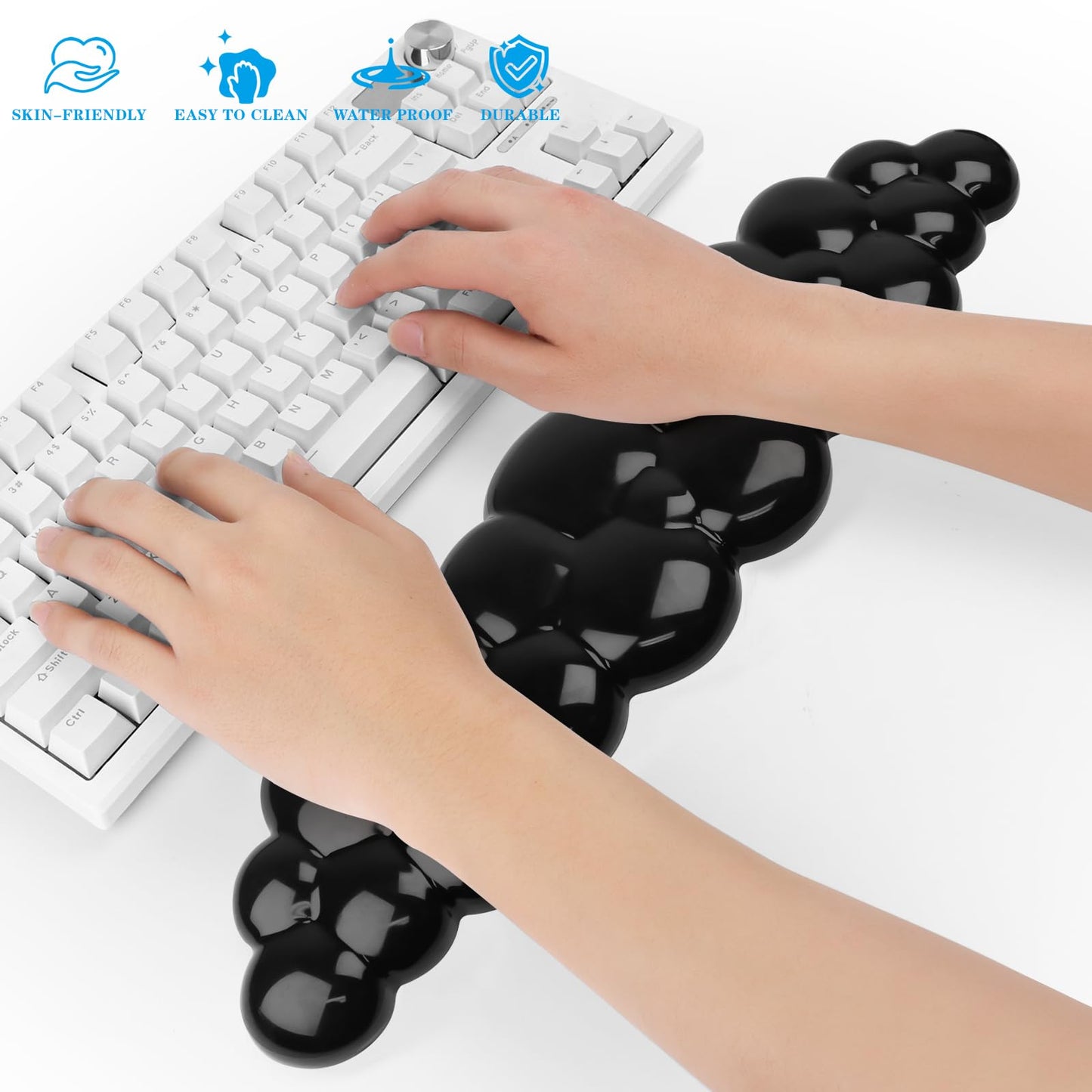 Gel Cloud Keyboard Wrist Rest, Cute Wrist Support and Arm Support Keyboard Rest for Keyboard Typing