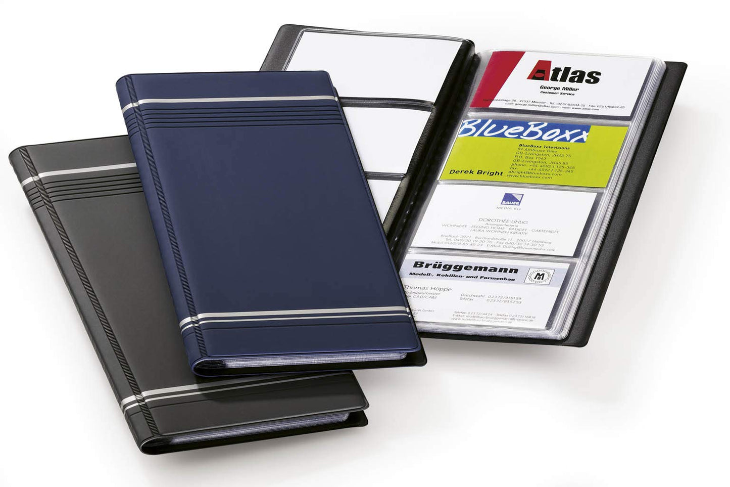 Durable Visifix 400 A4 Business Card Album Anthracite - Grey 96 Card