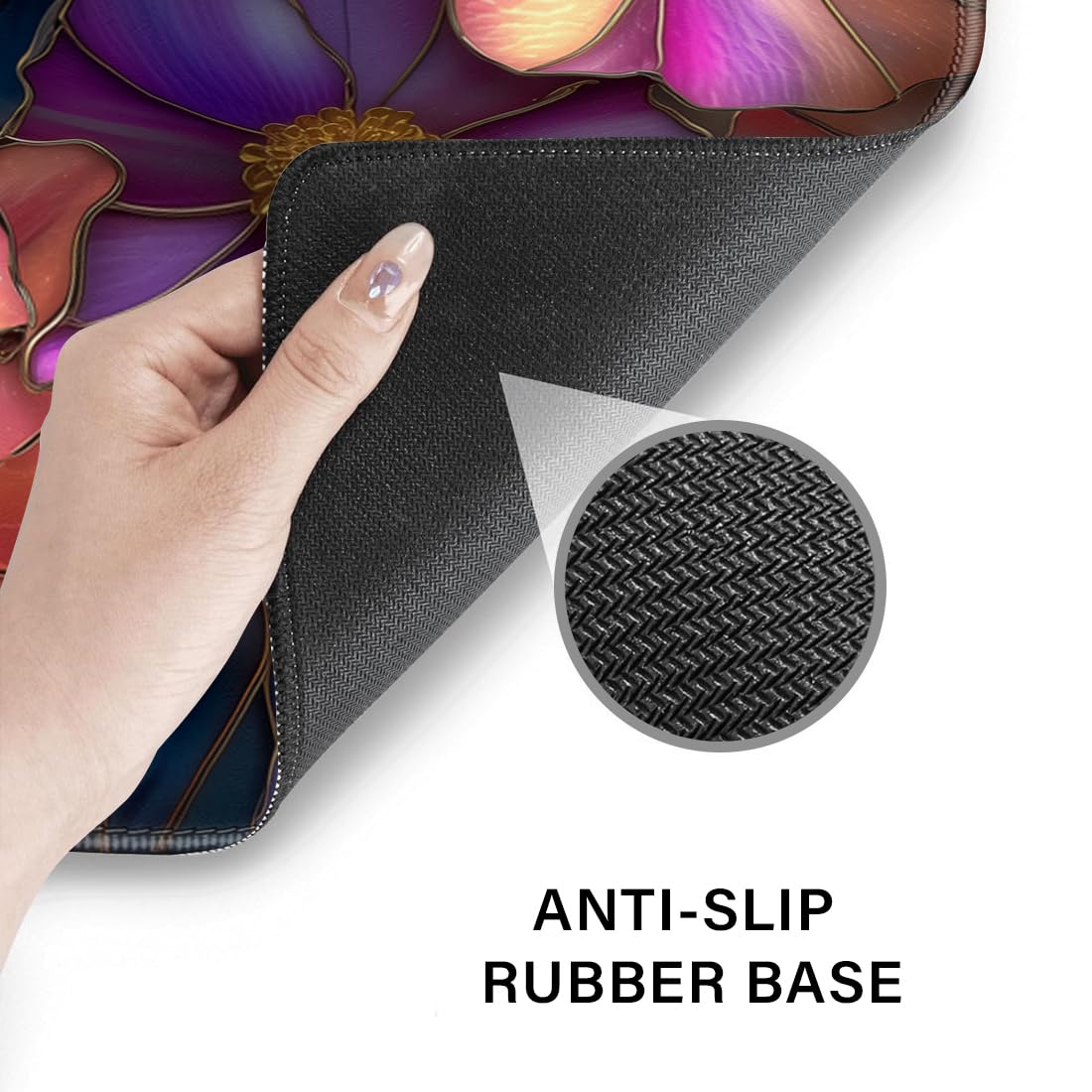 Desk Pad and Keyboard Wrist Rest, Large Mouse Pad + Keyboard Pad+Mouse Wrist Support, Non-Slip Desk