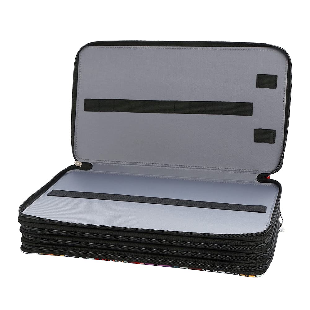 Lbxgap 300 Slots Colored Pencil Case Organizer, 4 Layer Bag