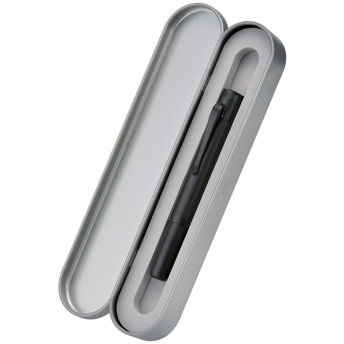 HONG DIAN M2 Mini Fountain Pen with Extra Fine Soft Nib, Sleek Shape Aluminium Short Pocket Travel