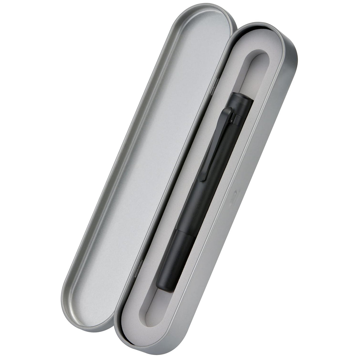 HONG DIAN M2 Mini Fountain Pen with Extra Fine Soft Nib, Sleek Shape Aluminium Short Pocket Travel
