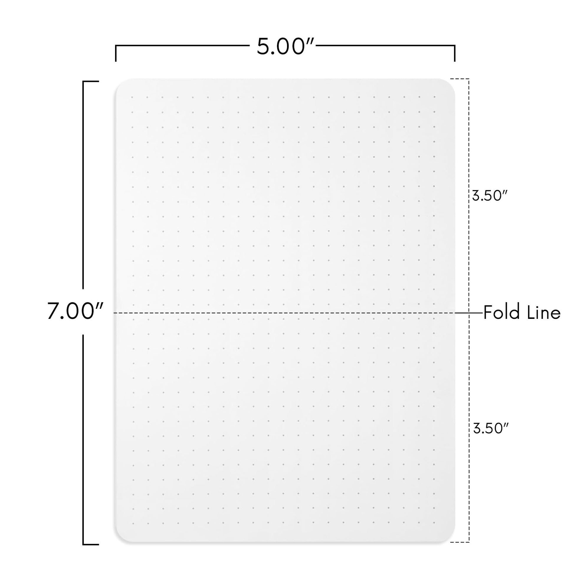 Notsu Dot Grid Index Cards 5x7 inch, 40 ct