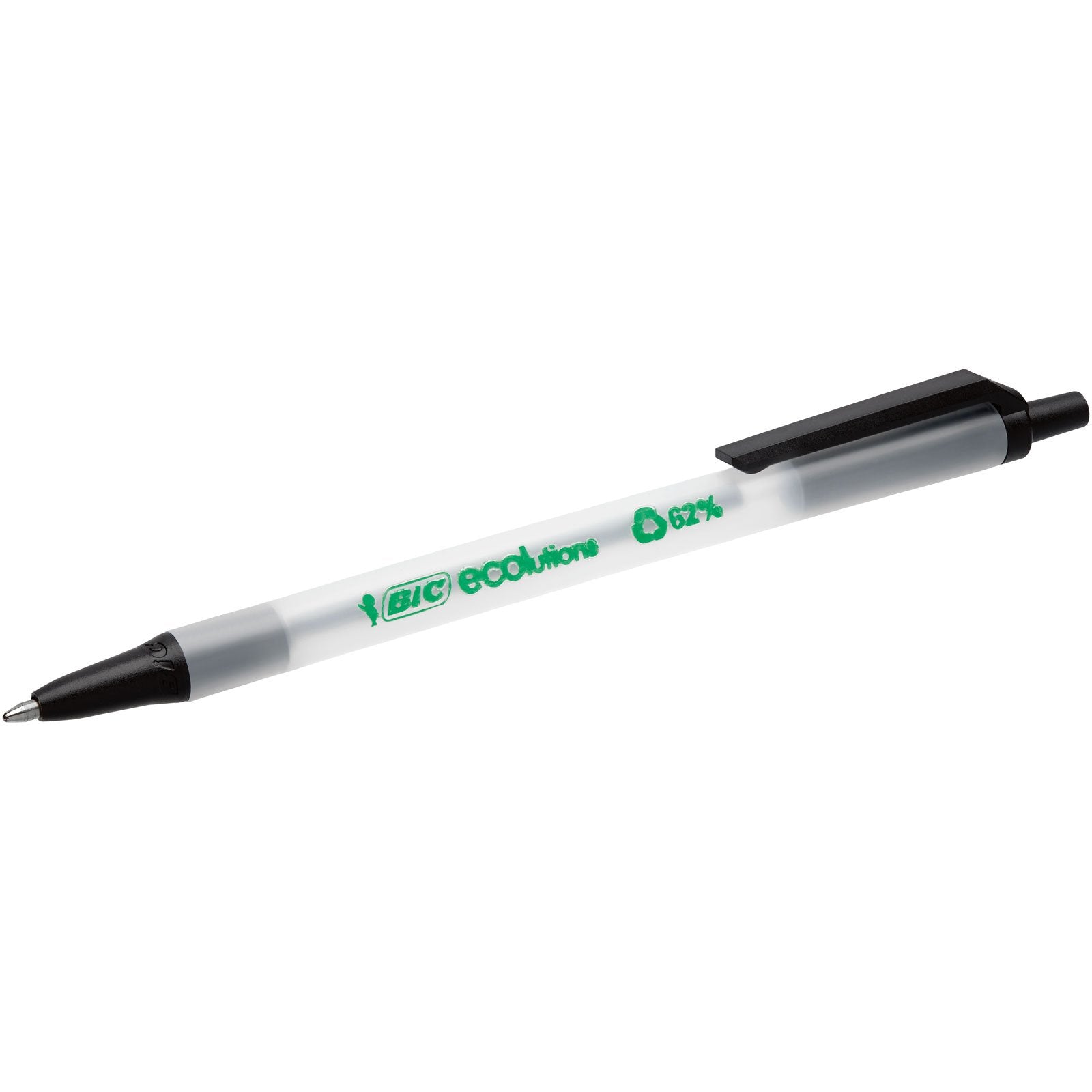 Bic Ecolutions Clic Stic (Recycled) Black (Box 50)