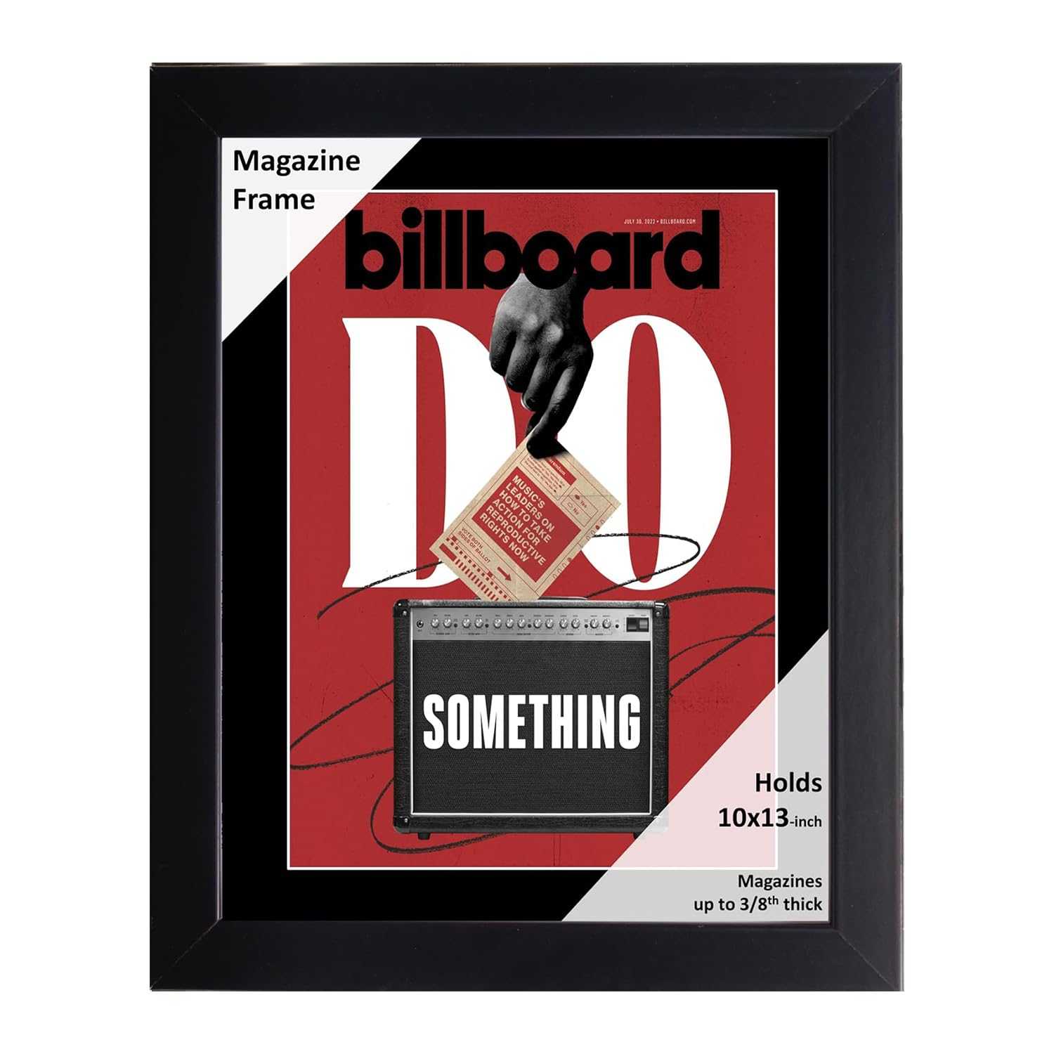 Creative Picture Frames 10 x 13 Magazine Frame with Full-Strength Glass, Holds Up To A 1/4" Thick
