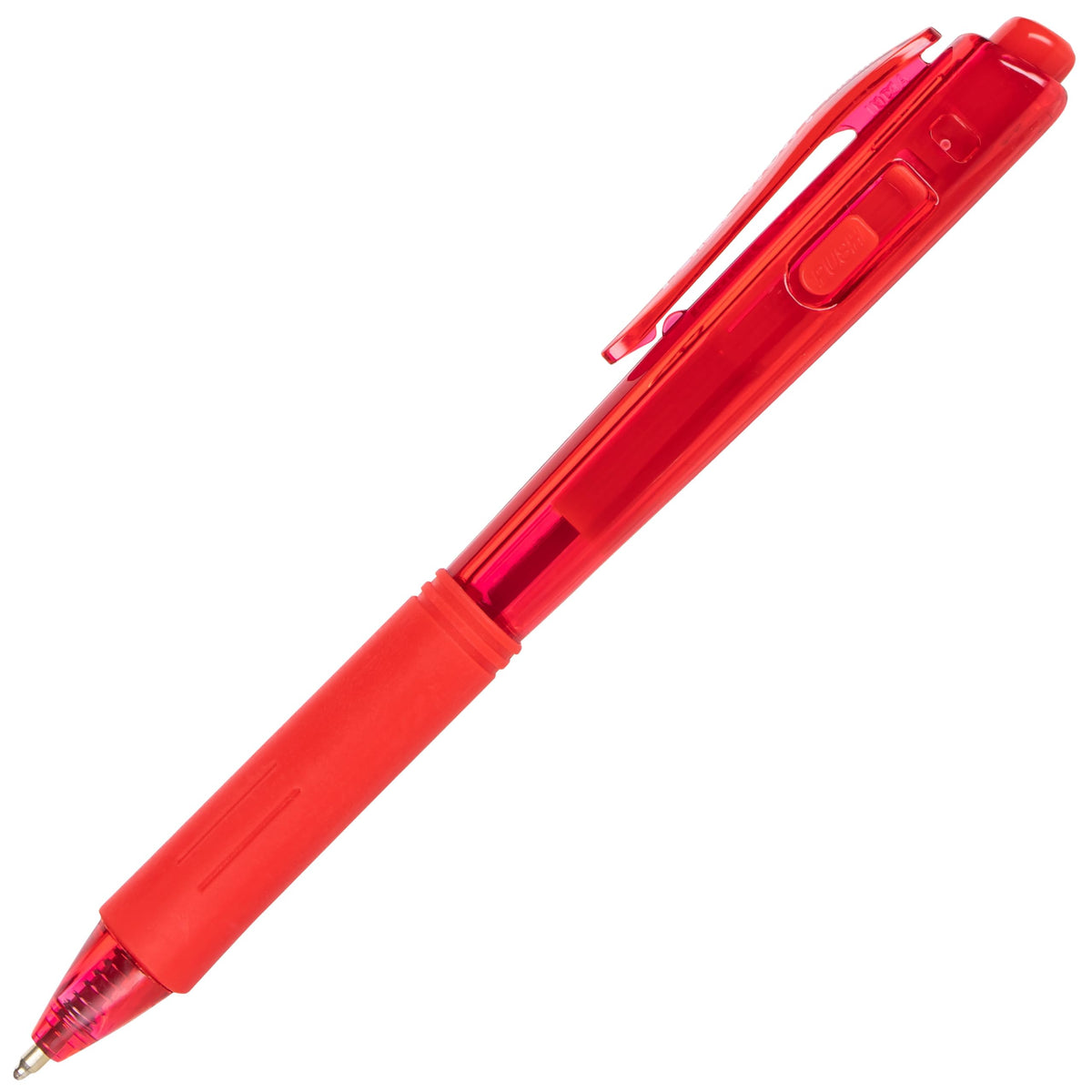 Pentel WOW! Ballpoint Pen, (1.0mm) Medium Line, Red Ink, Pack of 60, Canister (BK440PC60B)