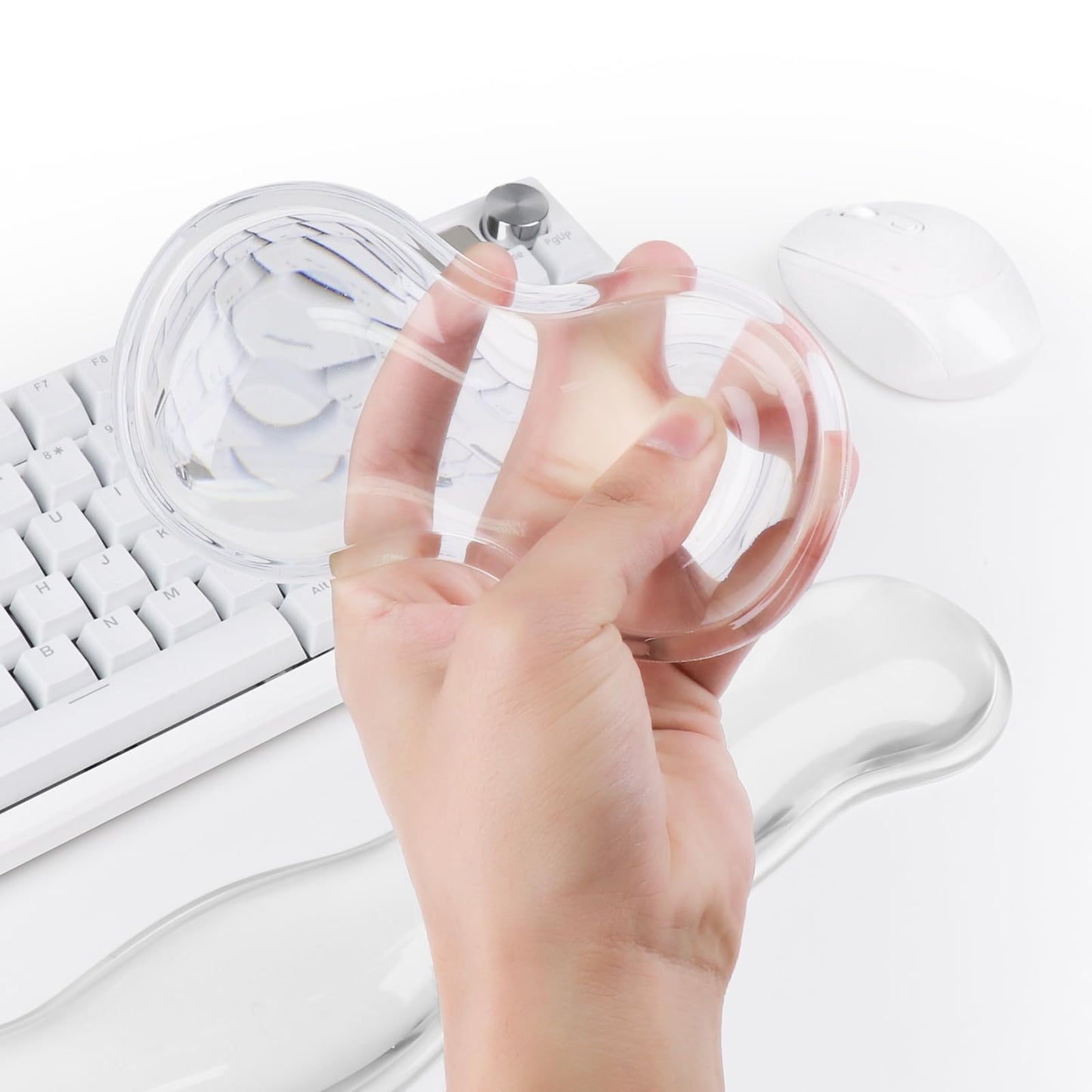 Gel Keyboard Wrist Rest, Cute Wrist Support and Arm Support Keyboard Rest for Keyboard and Mouse