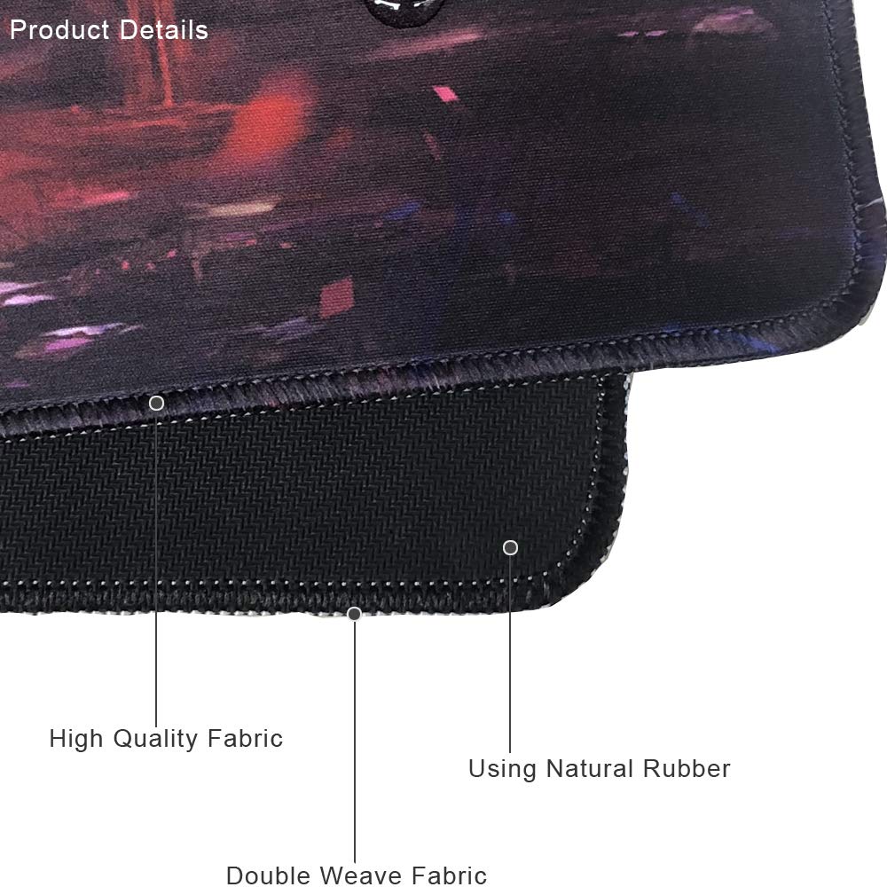 Cmhoo XXL Professional Large Mouse Pad & Computer Game Mouse Mat (35.4x15.7x0.1IN, 90x40 Forest)
