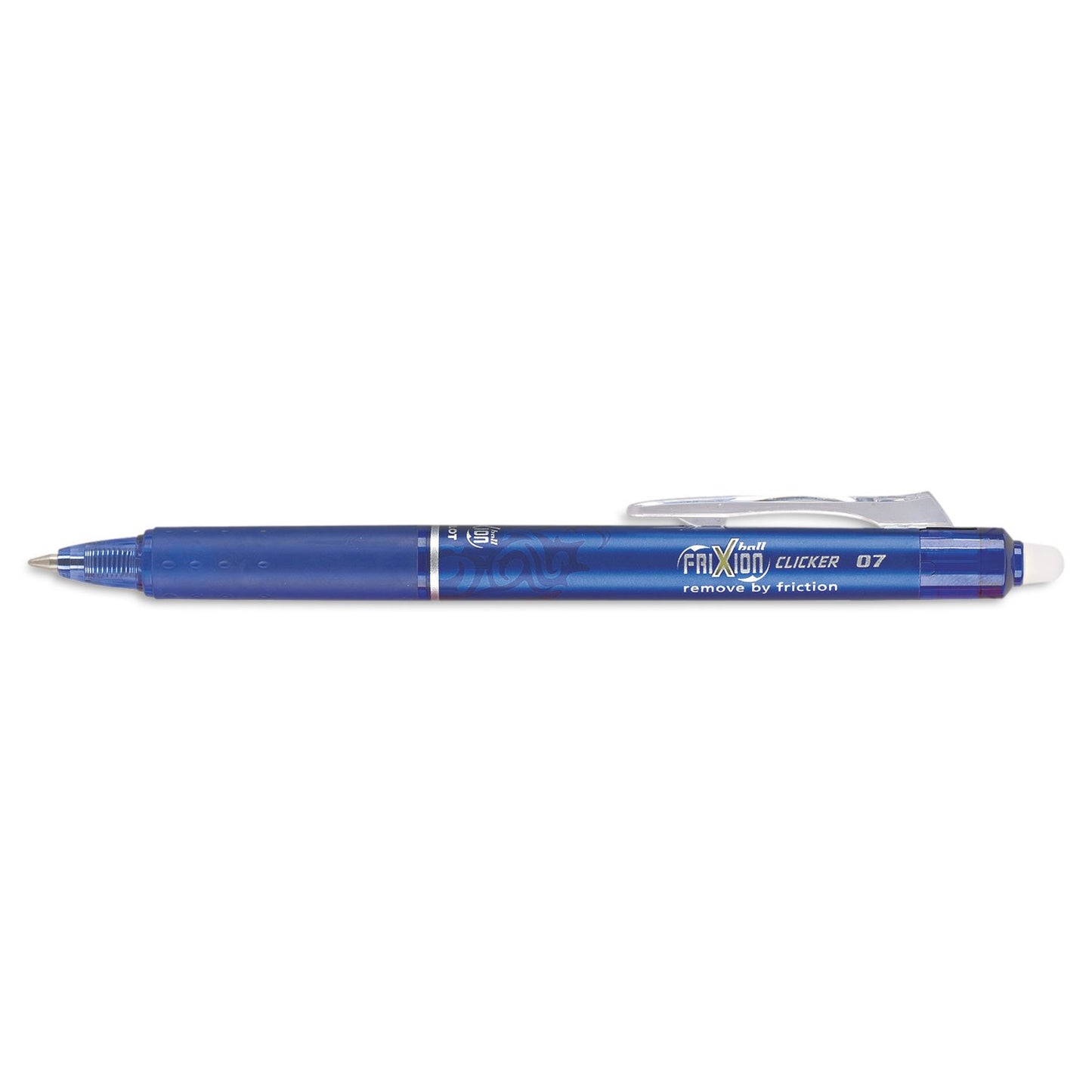 PILOT FriXion Clicker Erasable Gel Ink Pens, Fine Point 0.7mm, Blue, 12Pk