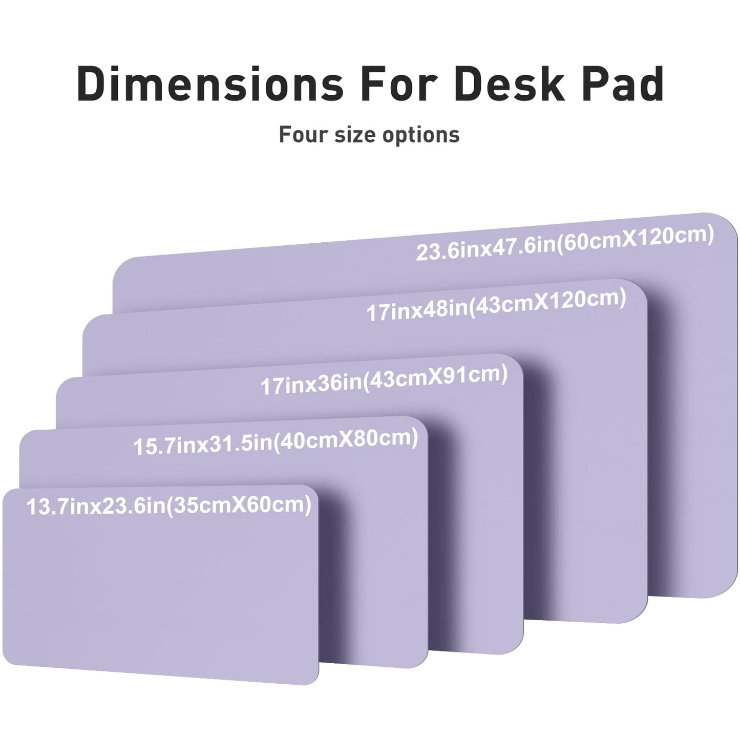 Aothia Faux Leather Desk Mat – Large Mouse Pad, Non-Slip PU Leather Blotter, Waterproof Writing