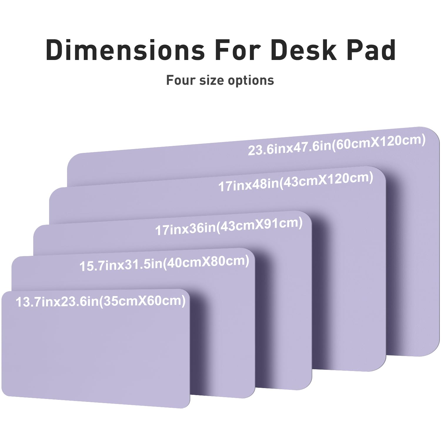 Aothia Faux Leather Desk Mat – Large Mouse Pad, Non-Slip PU Leather Blotter, Waterproof Writing