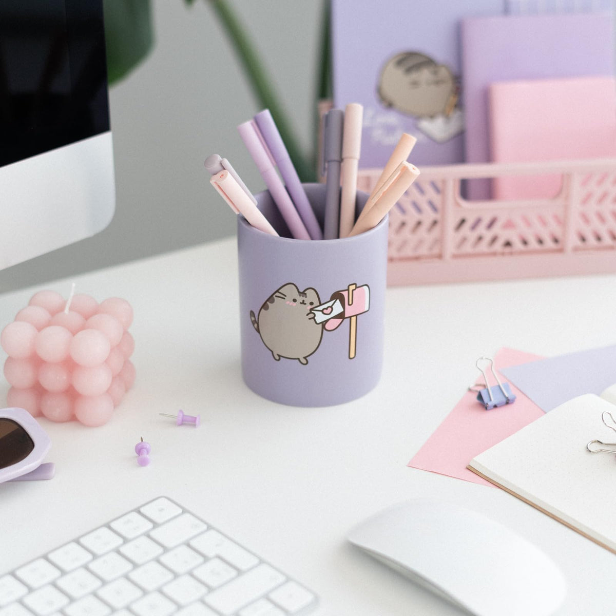Grupo Erik Pusheen Pen Holder, Pusheen Gifts, Kawaii Accessories