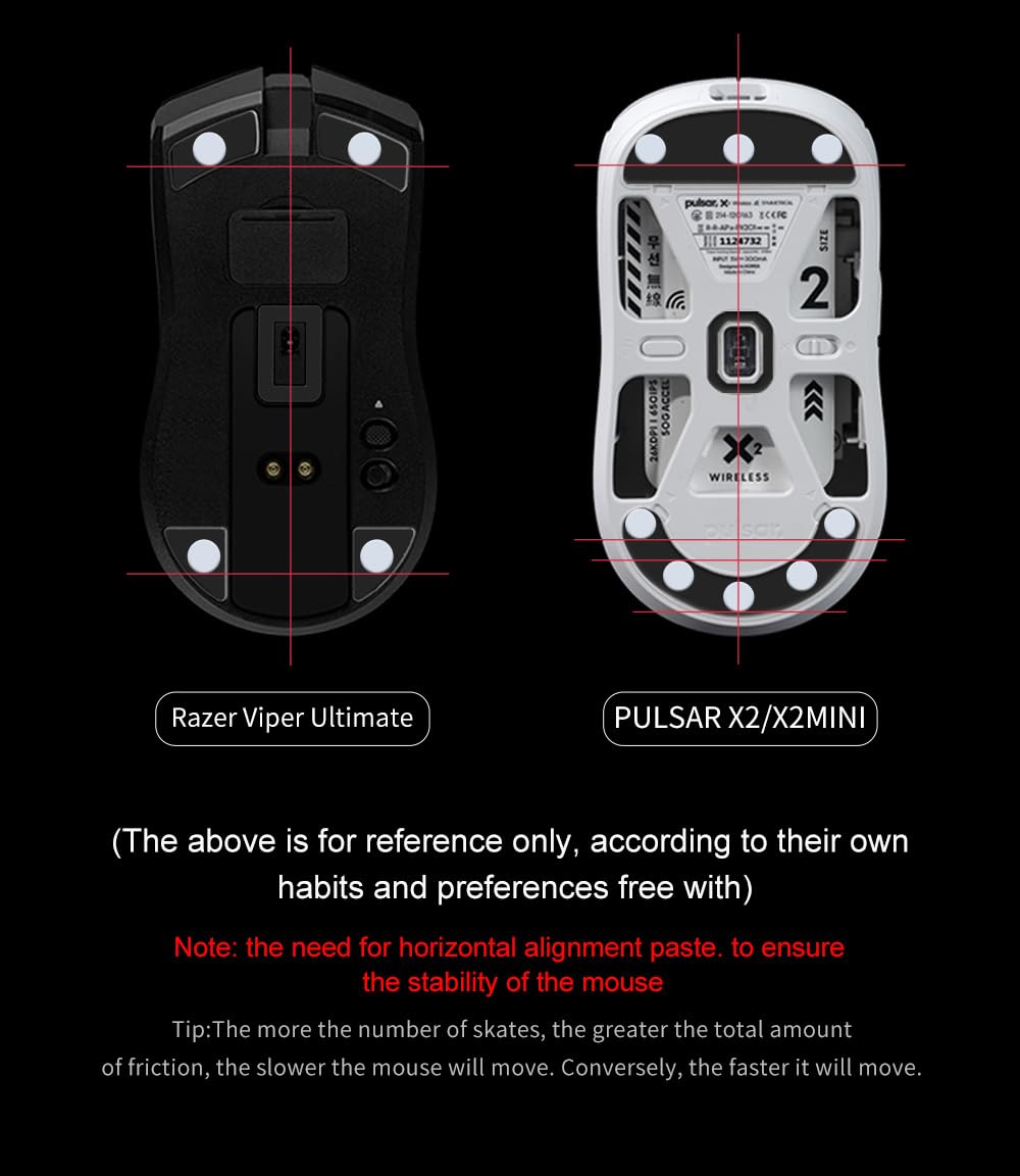 X-Raypad Jade Speed Mouse Skates, Offers Excelent Wear Resistance, Speed & Control Abrasion