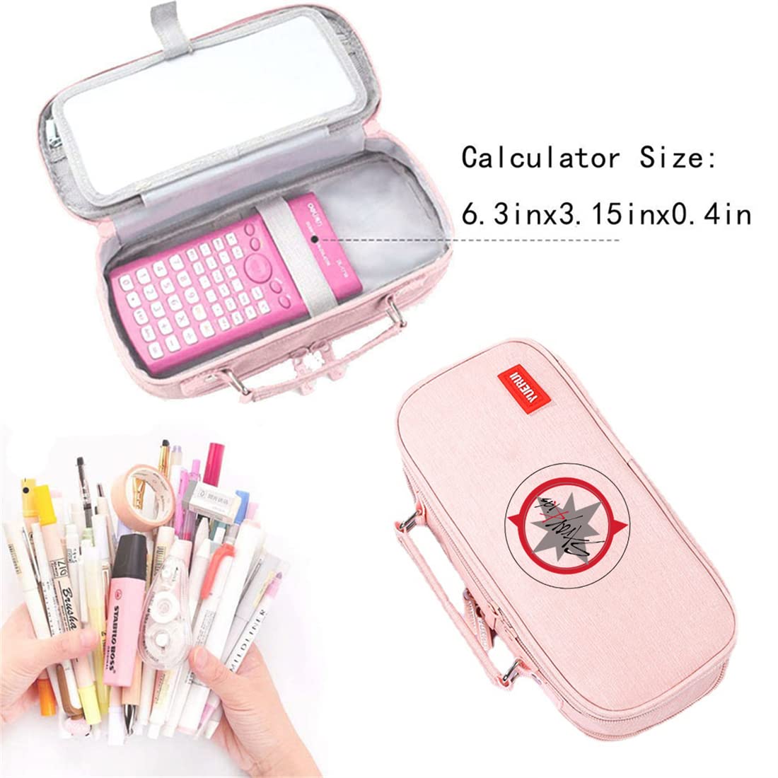 YX&ST Stray Kids Merch large Pencil Case Capacity Stationery Bag Storage Pouch