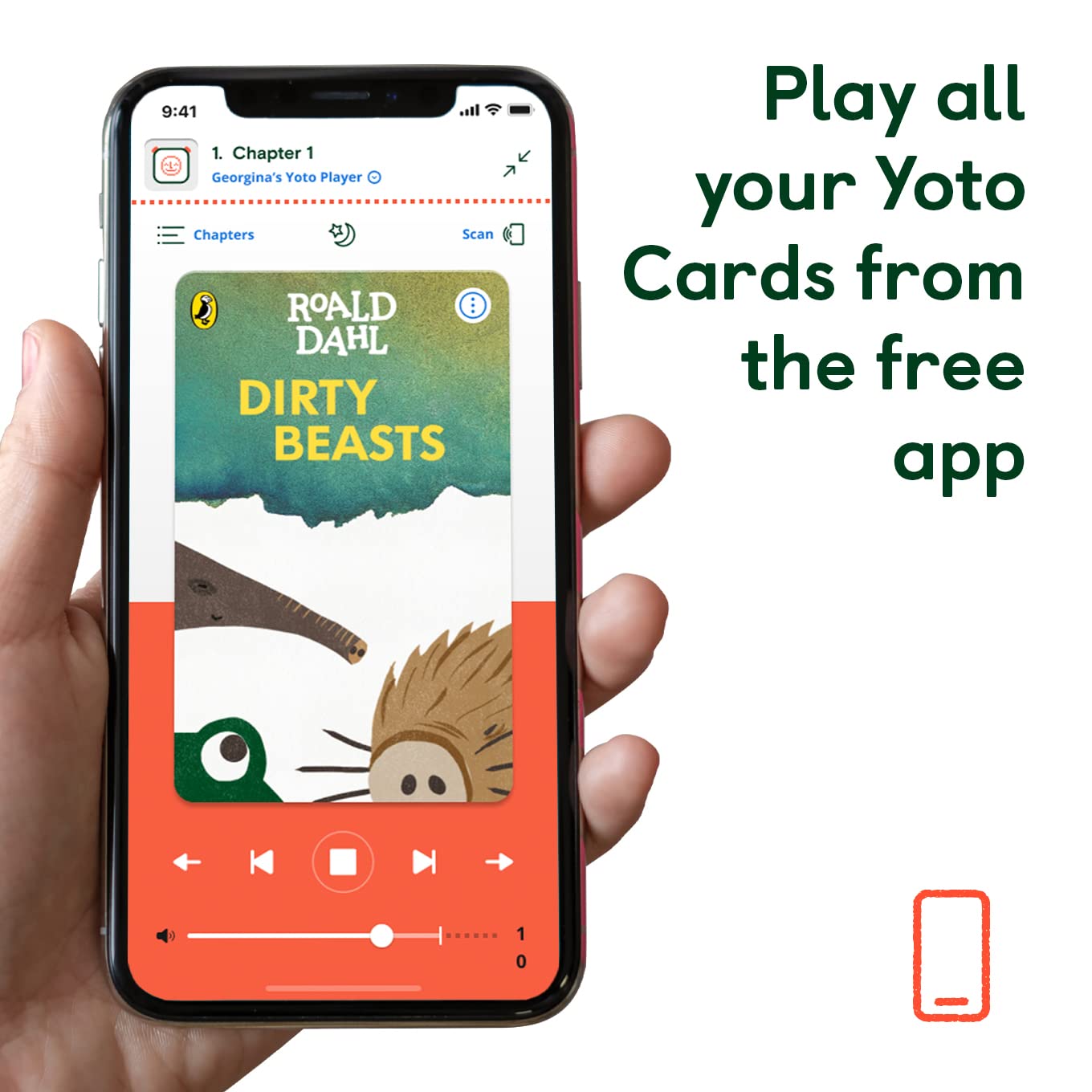 YOTO Hotel Flamingo by Alex Milway – 4 Kids Audio Cards for Use with Player & Mini All-in-1 Audio