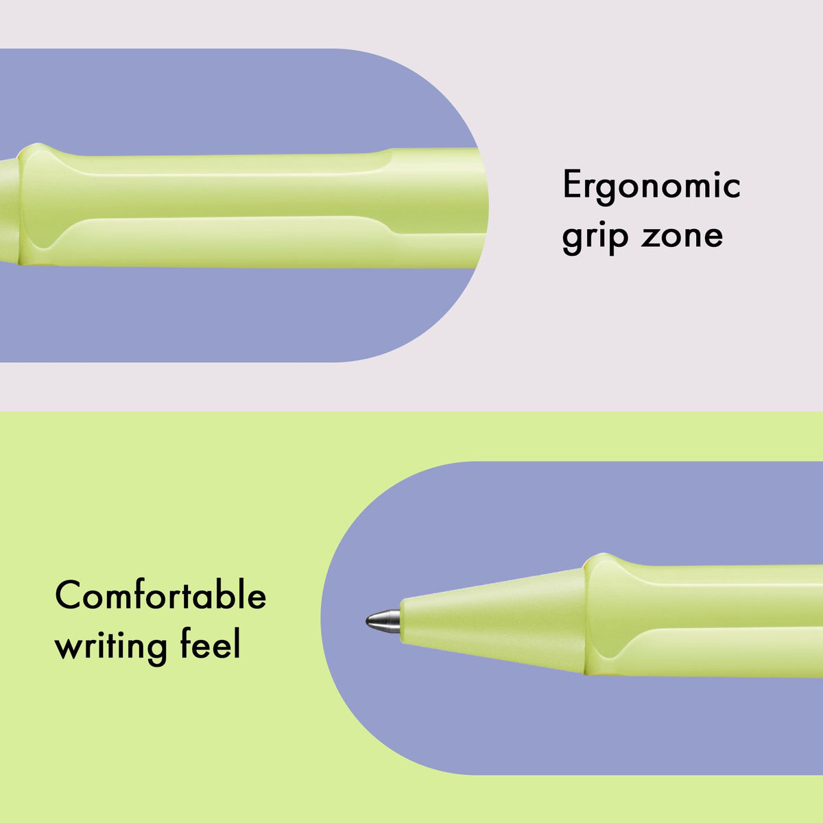 Lamy safari springgreen - Ballpoint Pen with ergonomic grip & line width M - for pleasant long