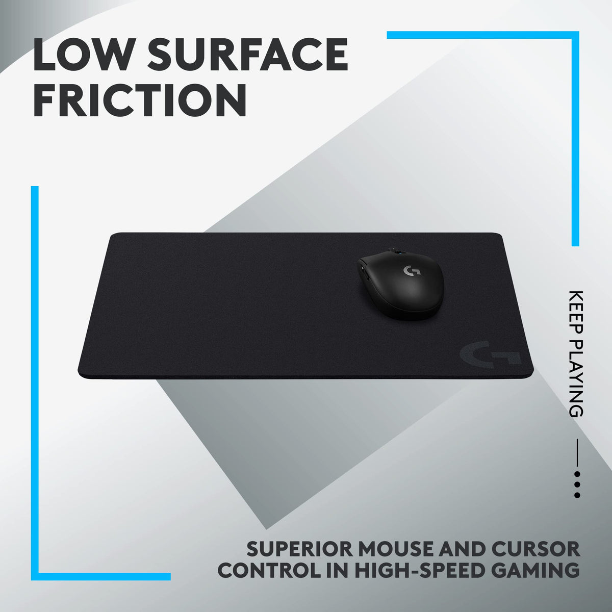 Logitech G440 Hard Gaming Mouse Pad (340x280x5) - Black