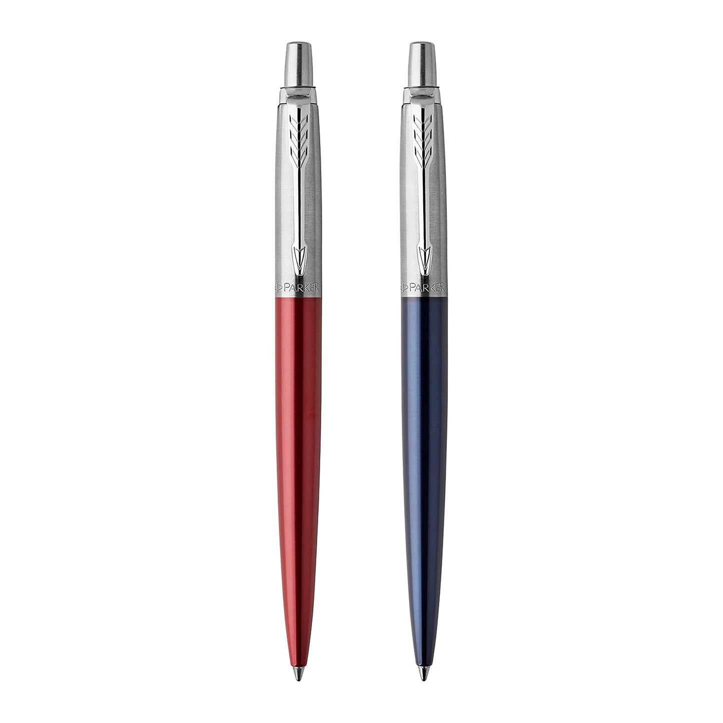 Parker Jotter London Duo Discovery Pack: Red Kensington Ballpoint Pen & Royal Blue Gel Pen