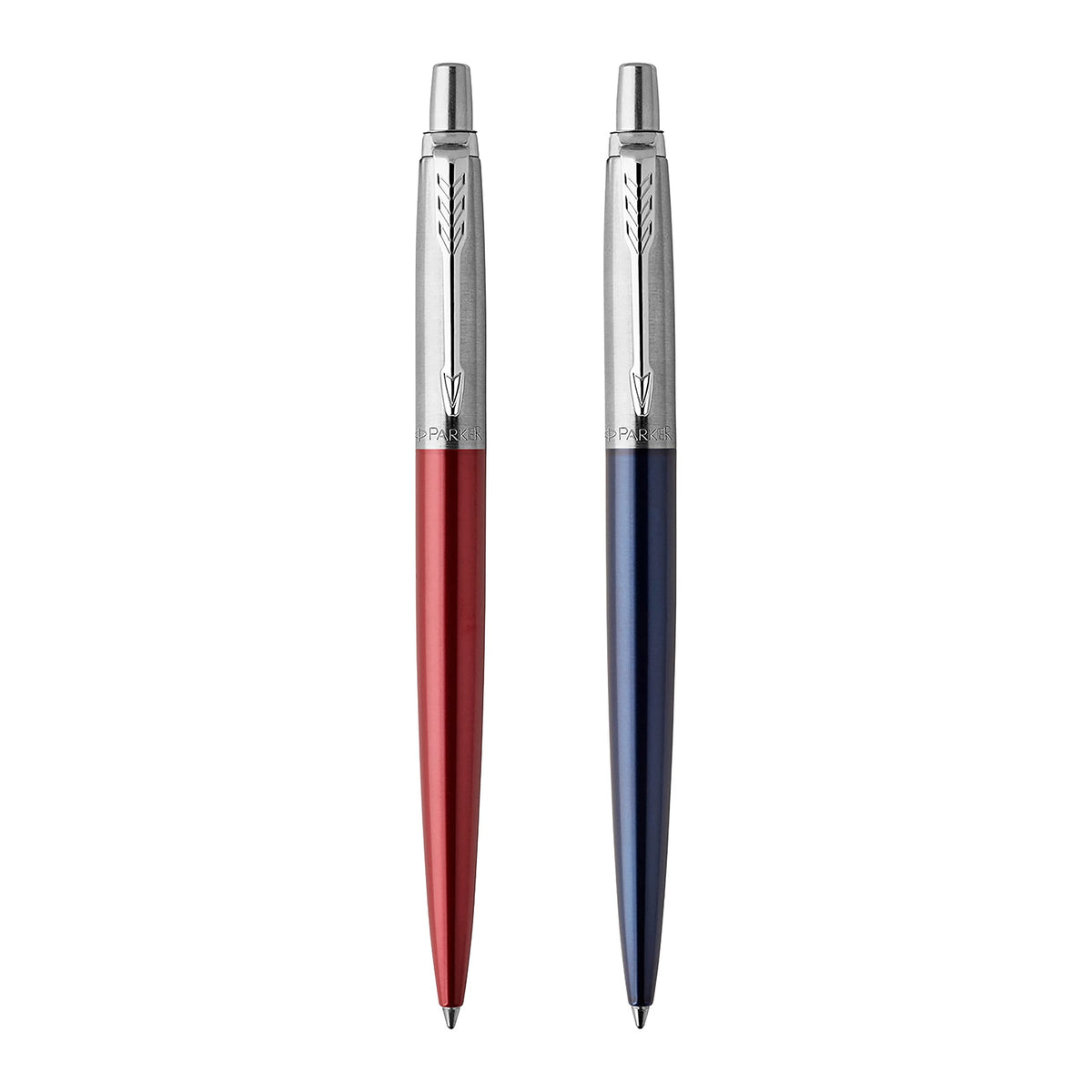 Parker Jotter London Duo Discovery Pack: Red Kensington Ballpoint Pen & Royal Blue Gel Pen