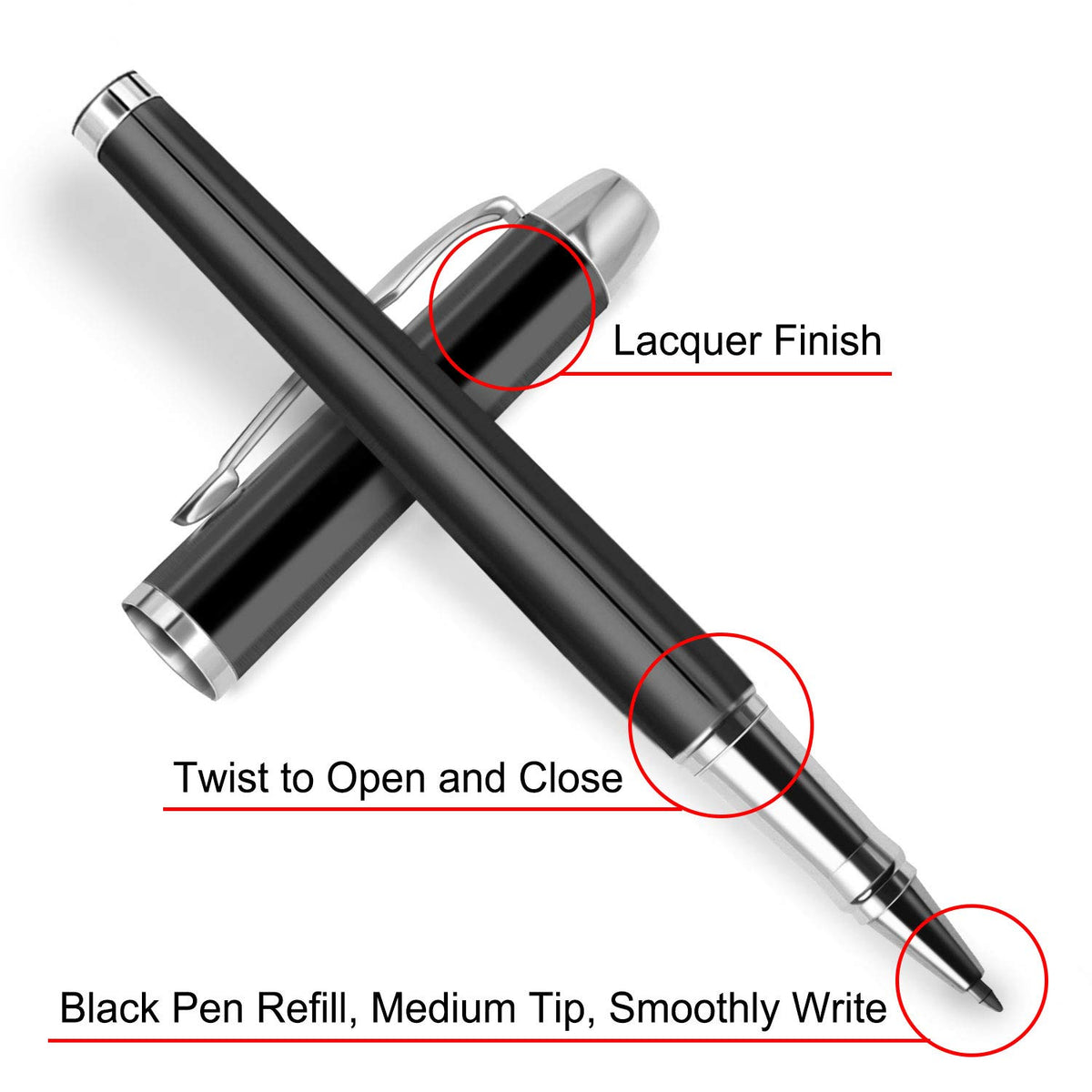 Personalized Pens,Custom Engraved Ballpoint Pen and Case,Personalized Gifts for
