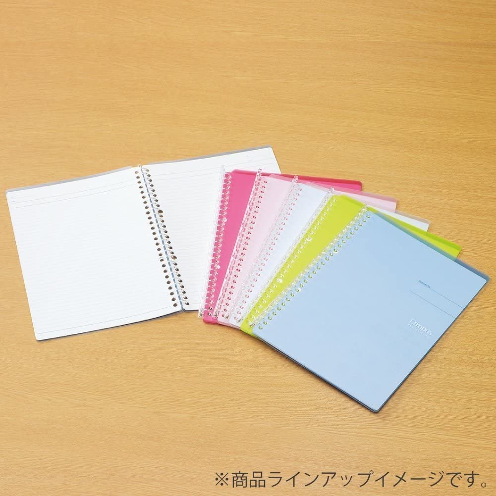 Kokuyo Campus Smart Ring Binders 3 Pack, B5 Vivid Colors Binder Notebooks, Up to 25 Sheets 26 Holes