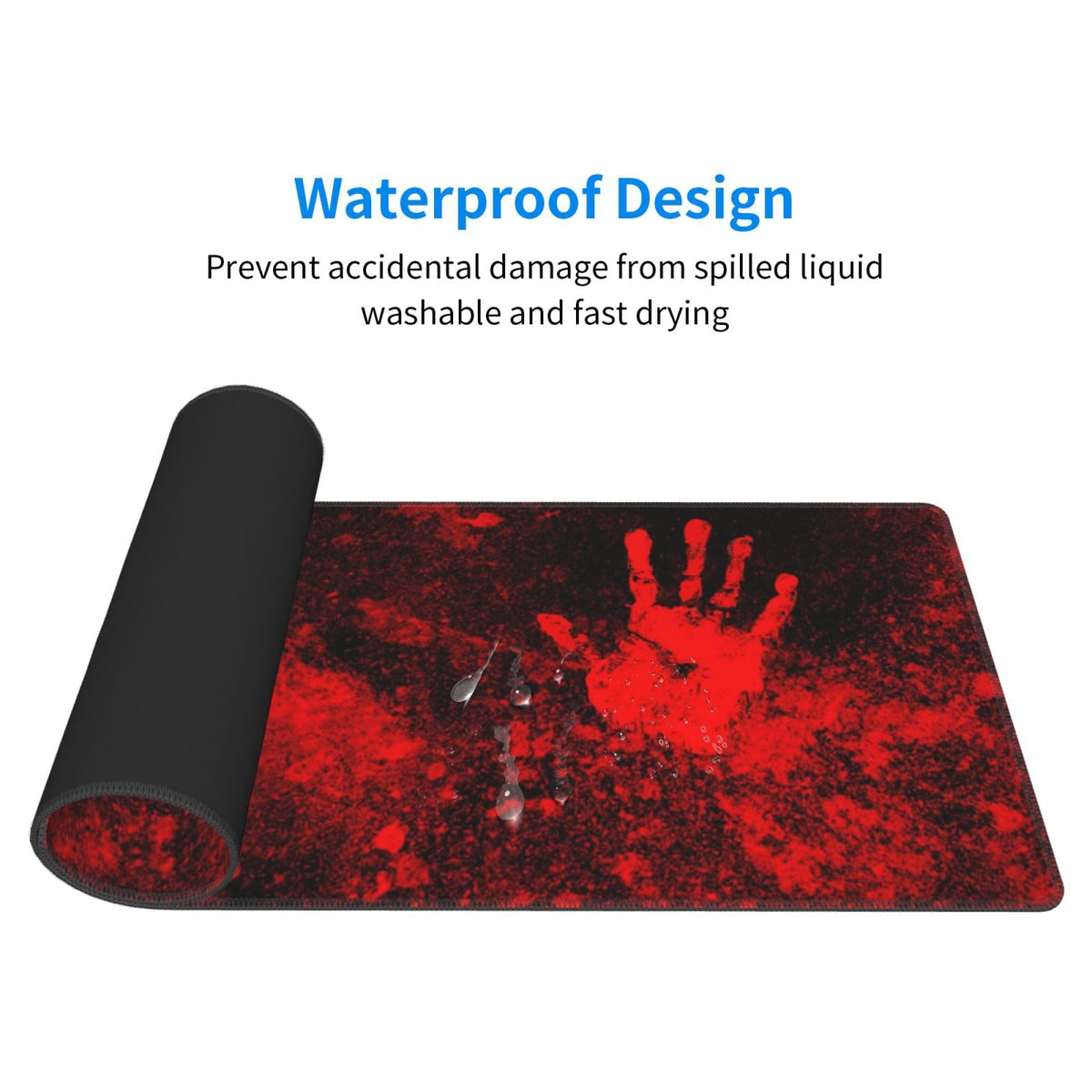 Sigouyinei Extra Large Desk Pad 31.5x12in Office Gaming Non-Slip Mouse Pad