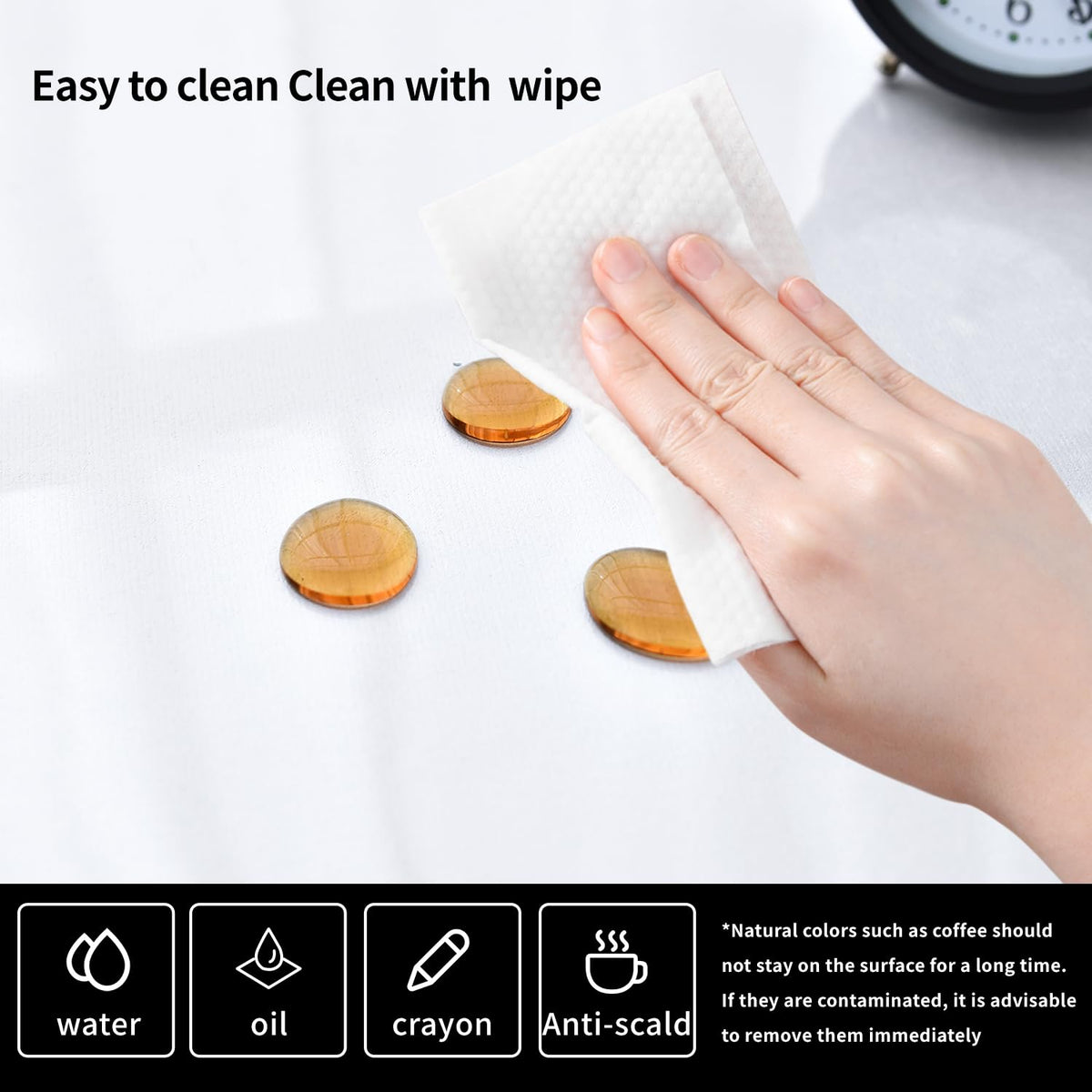 LBJFYHJN Clear Desk Mat, Non-Slip PVC Desk Protector Mat (31.5''*15.7'')